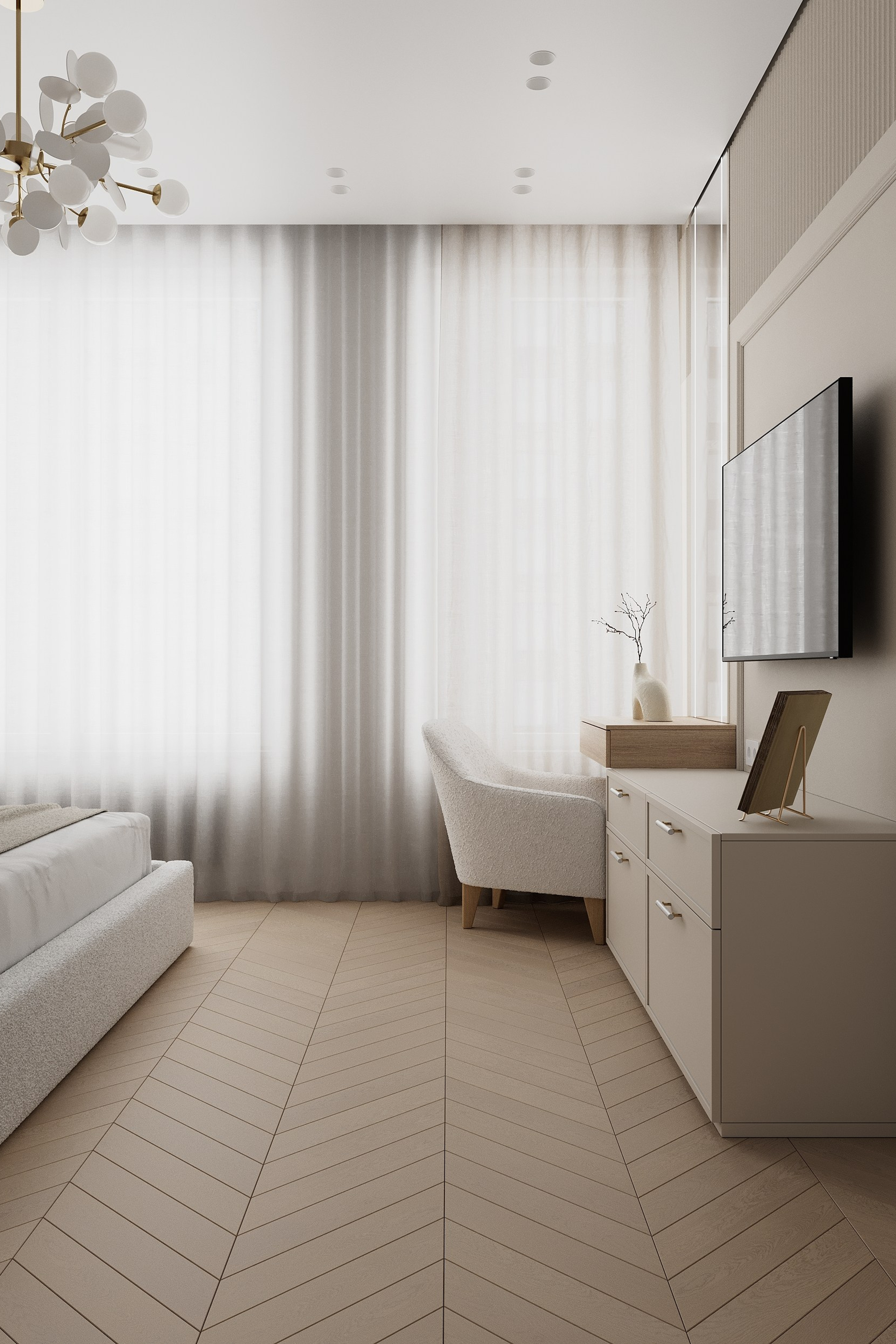 ЖК Настоящее. Интерьерная 3D визуализация