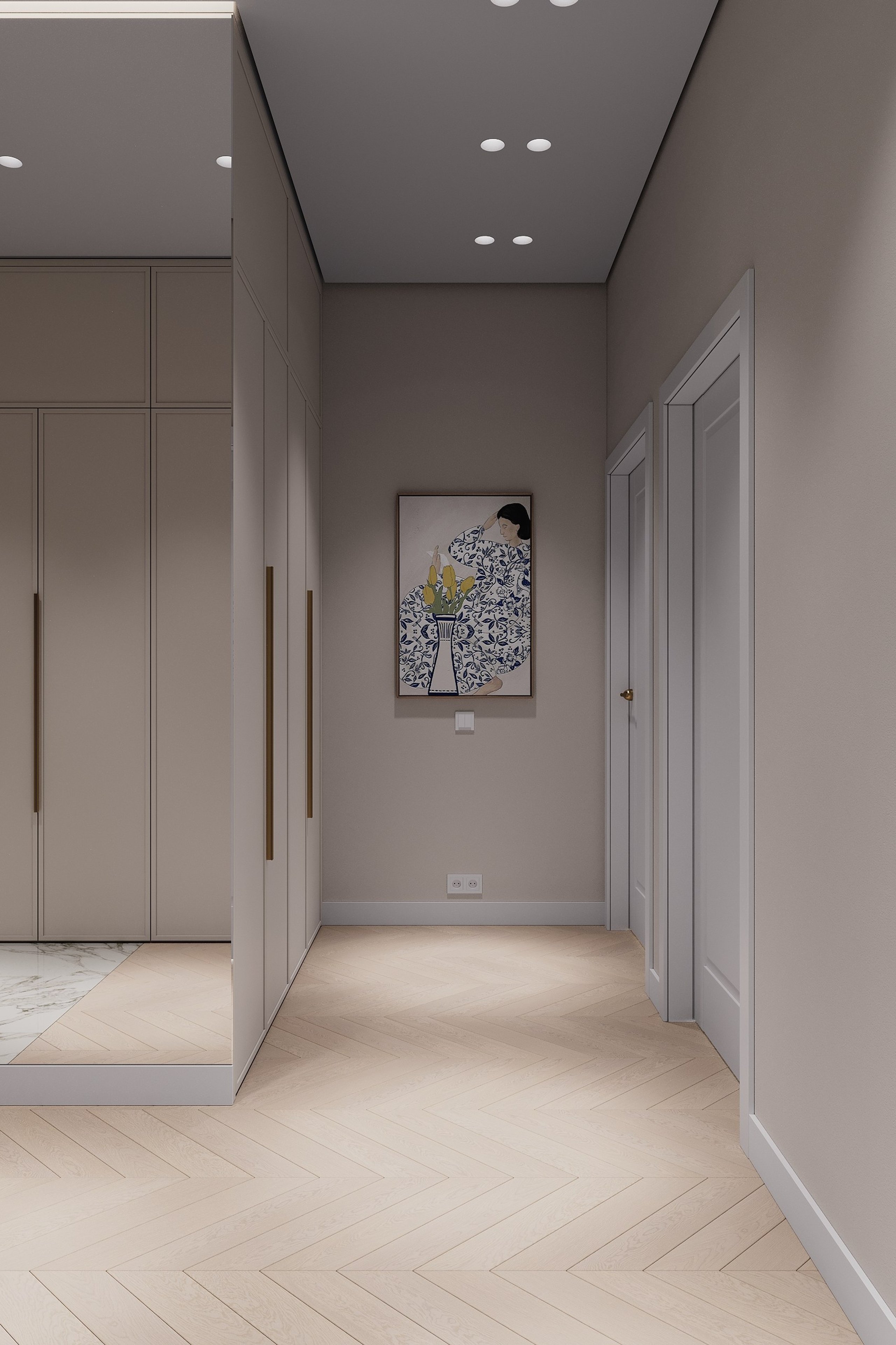 ЖК Настоящее. Интерьерная 3D визуализация