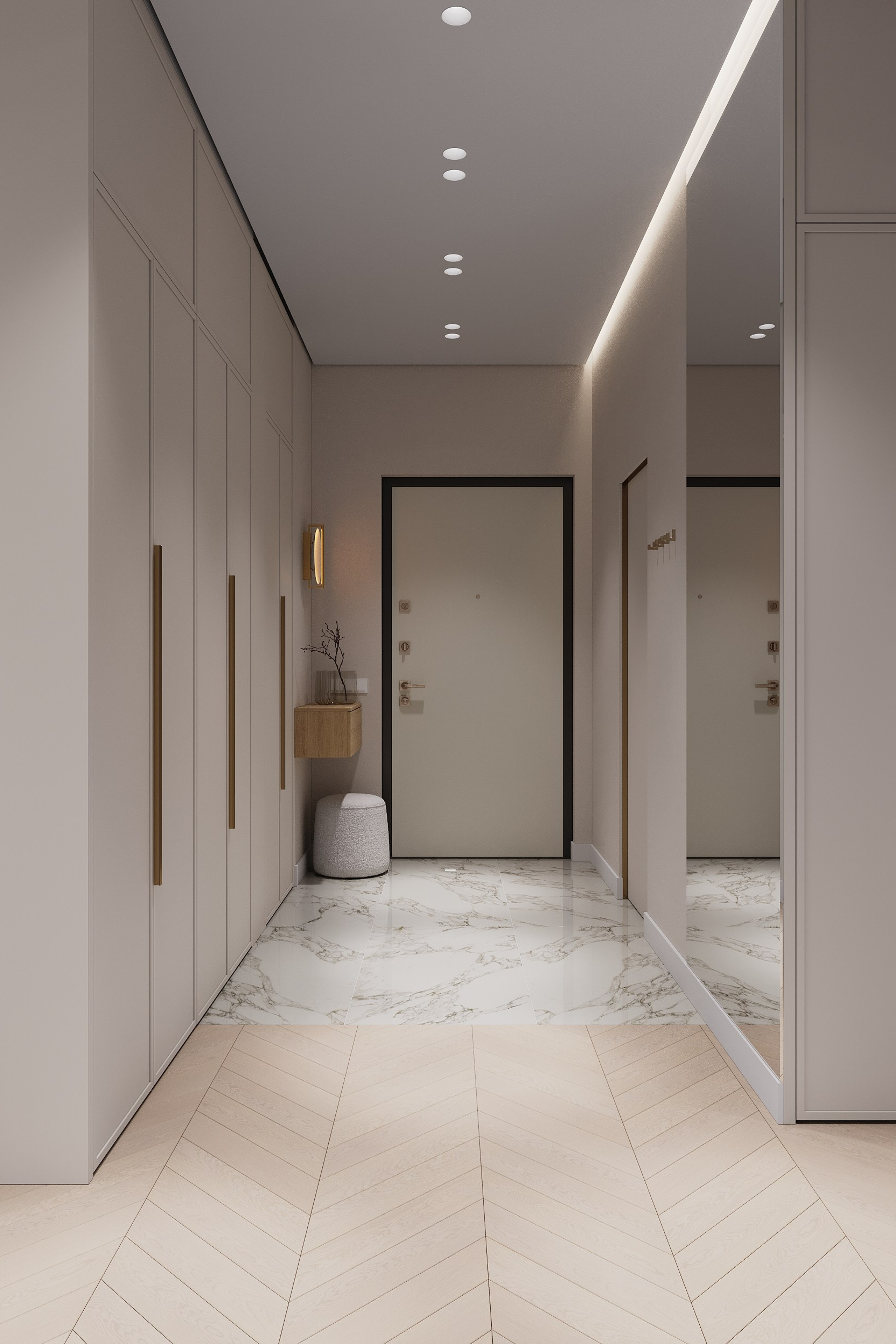 ЖК Настоящее. Интерьерная 3D визуализация