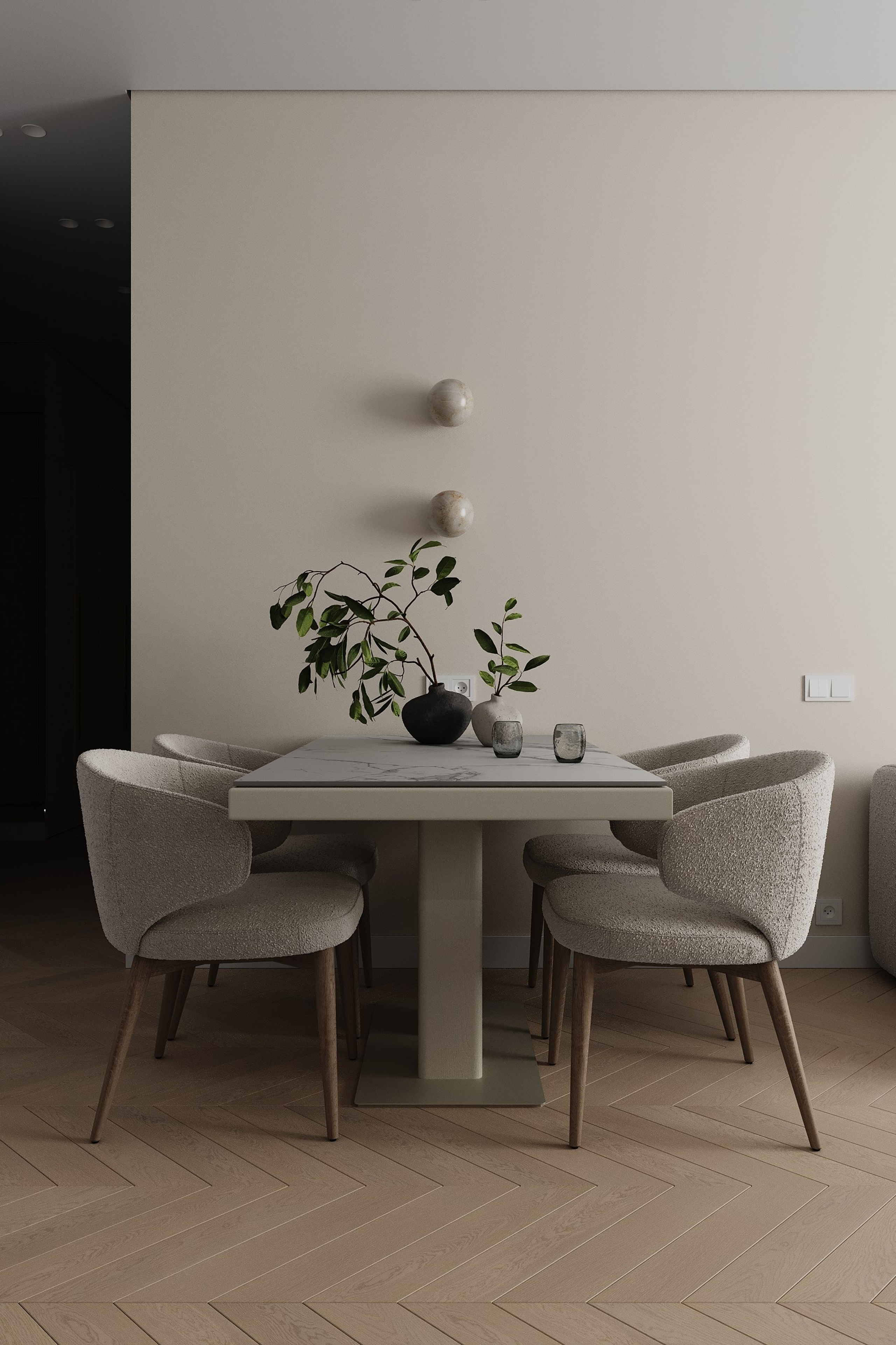 ЖК Настоящее. Интерьерная 3D визуализация