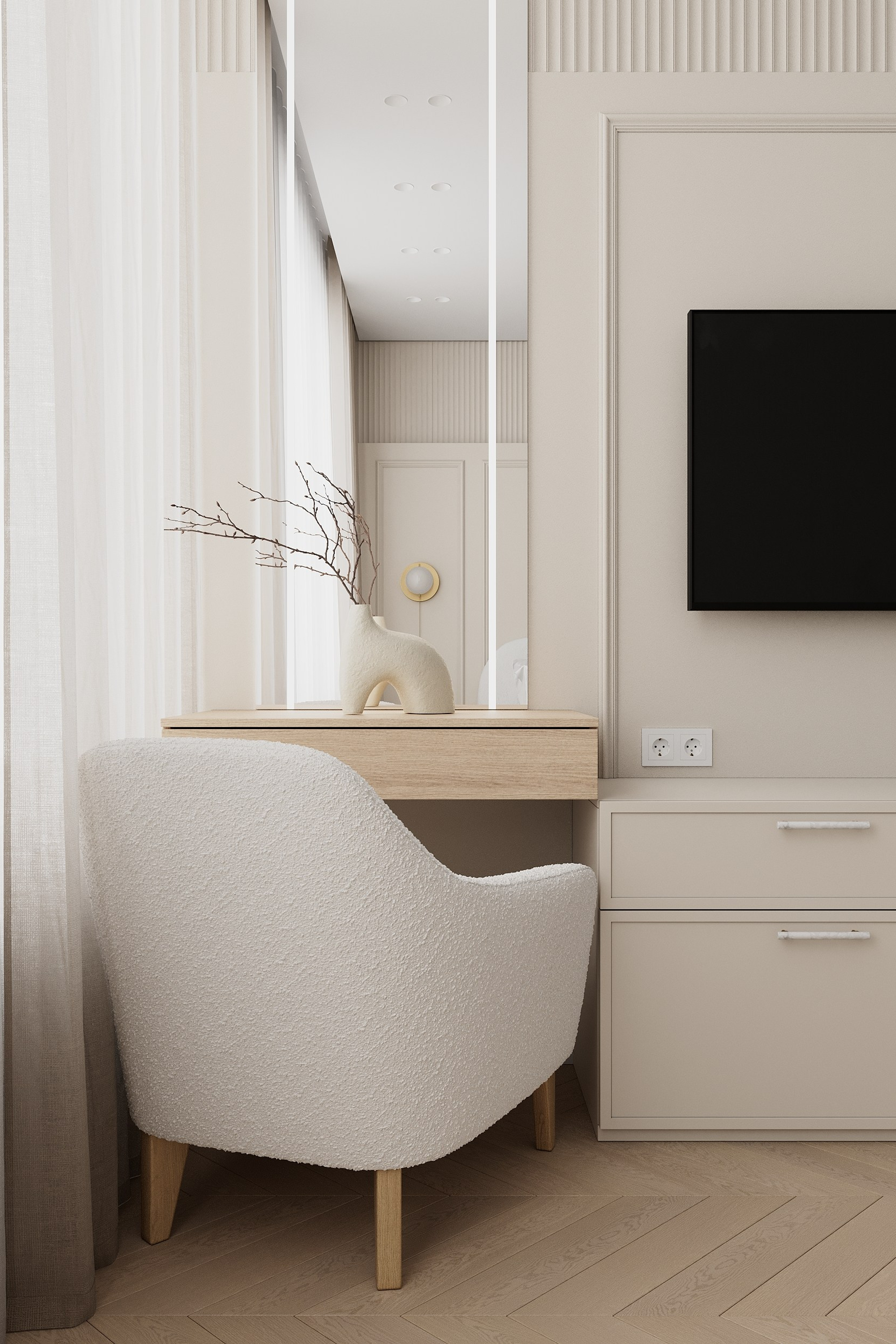 ЖК Настоящее. Интерьерная 3D визуализация