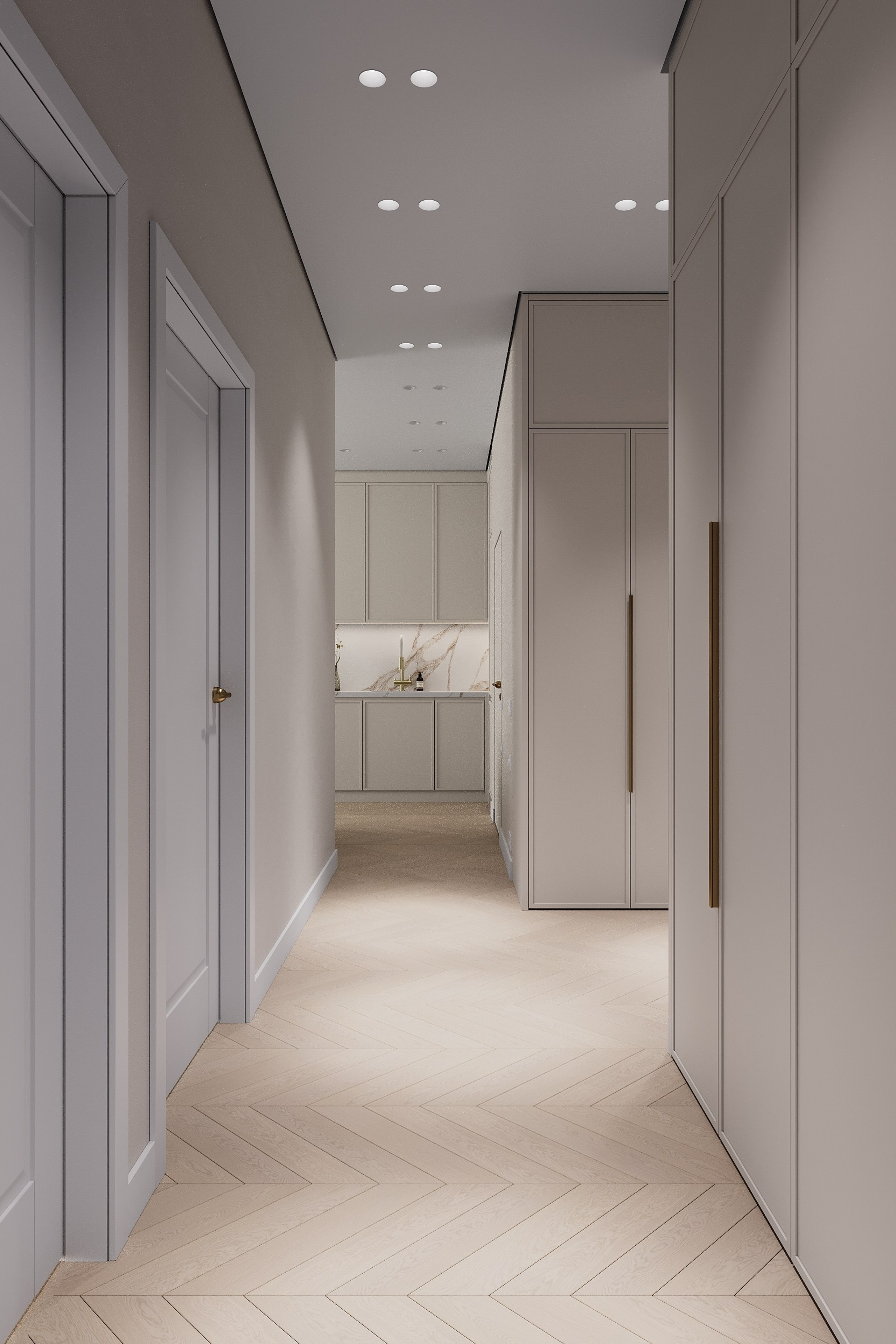 ЖК Настоящее. Интерьерная 3D визуализация