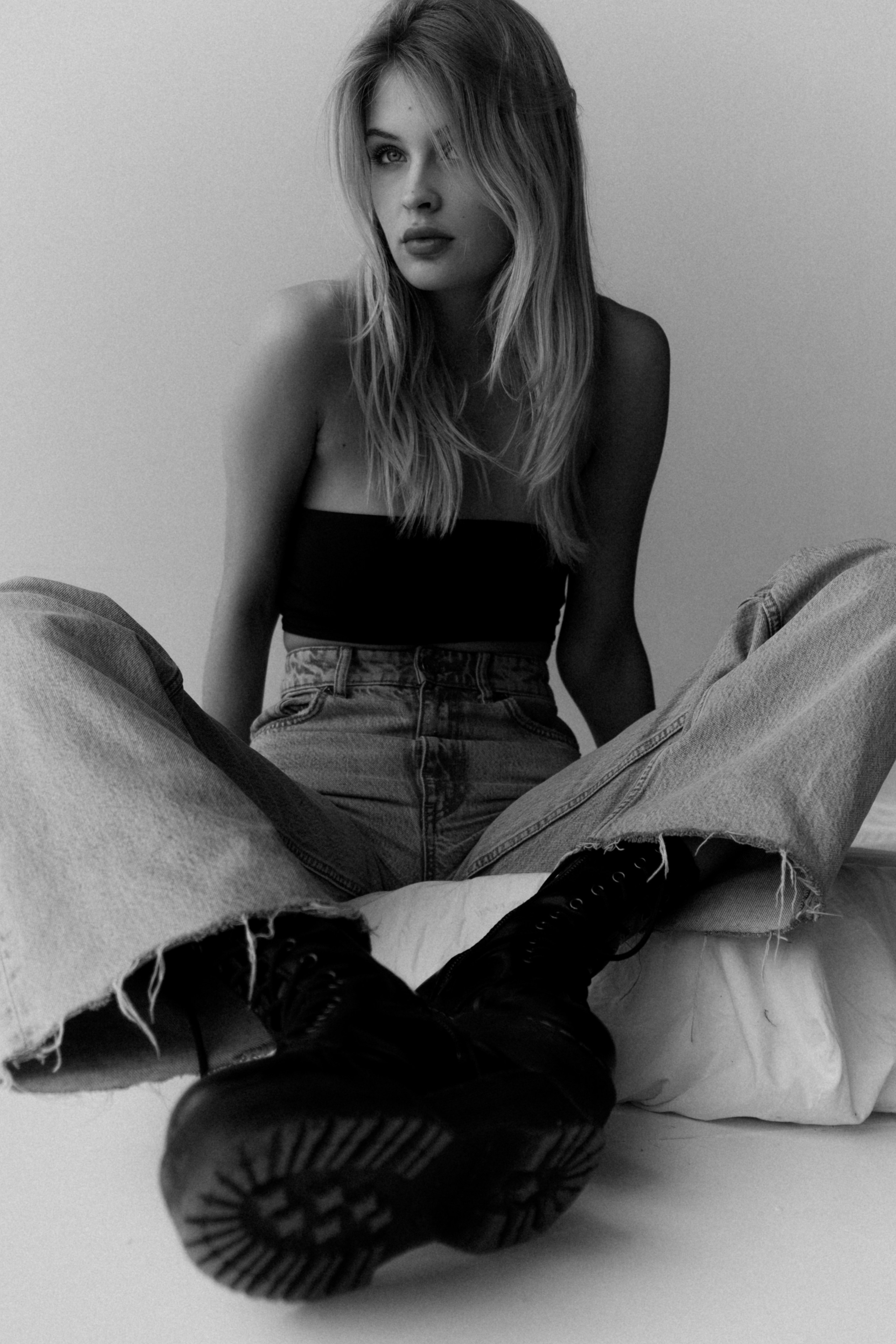 MODEL TESTS & SNAPS. Annie is filming