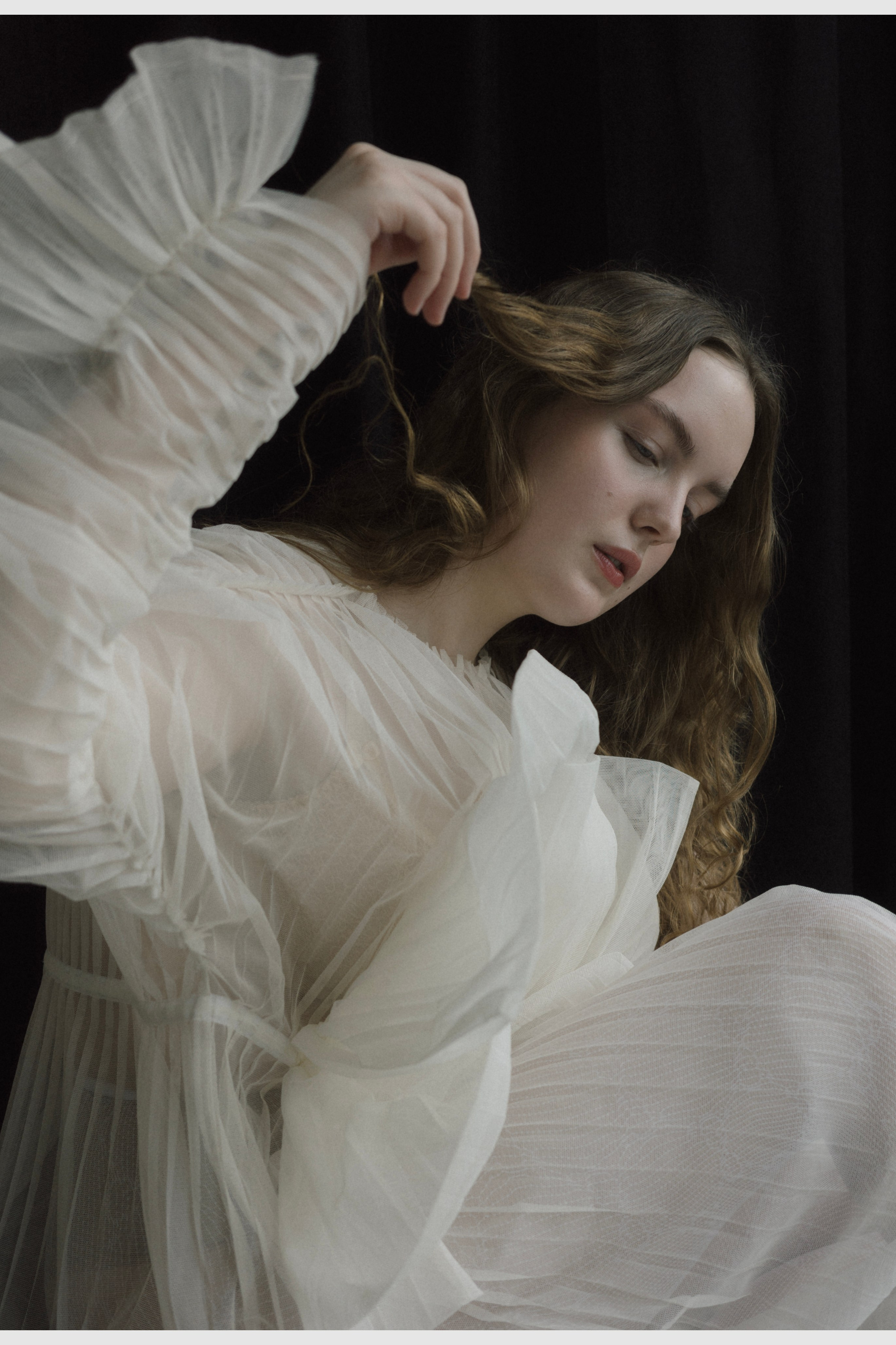 WORKS. Annie is filming