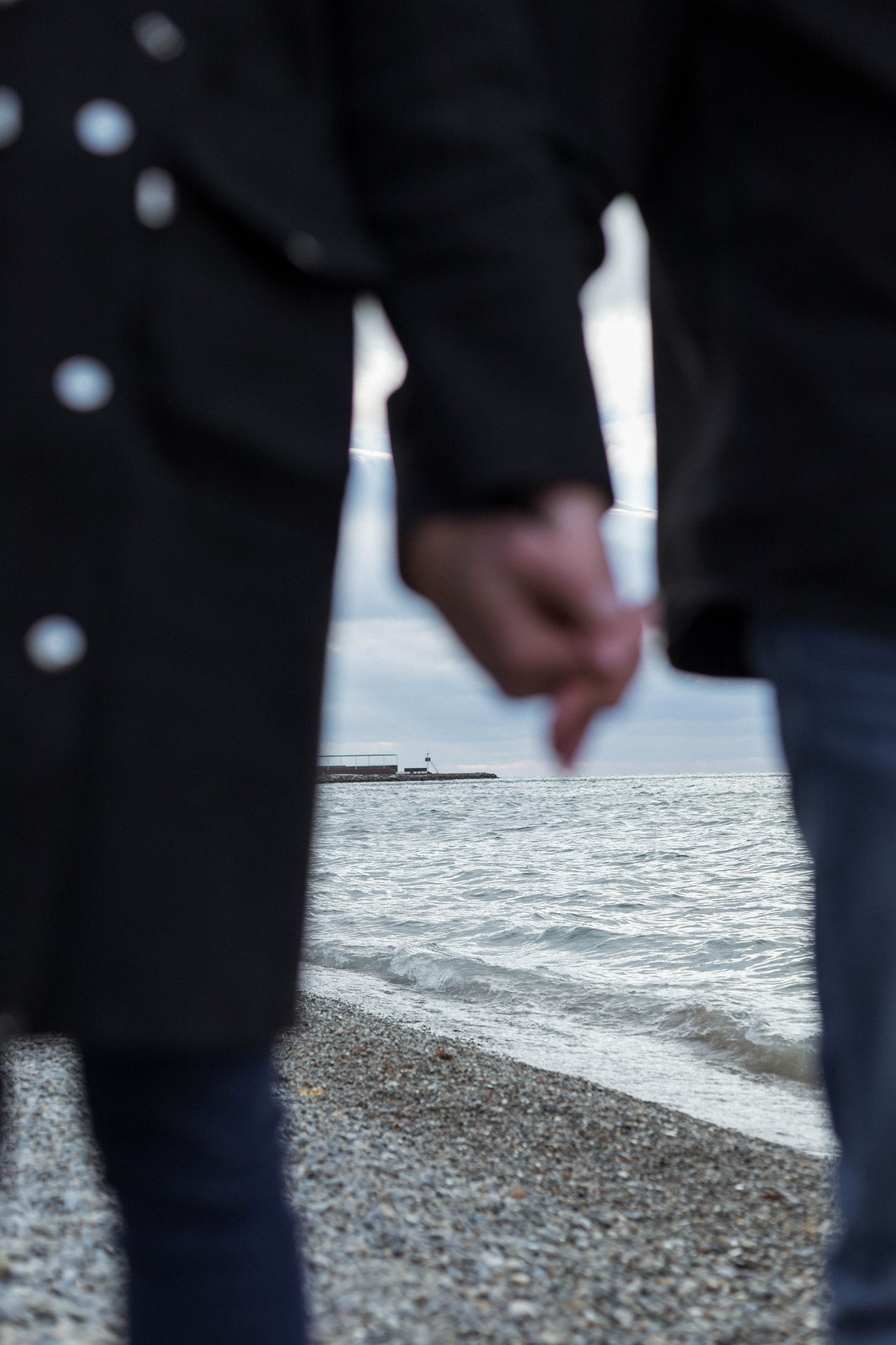 Яна и Дима / зимний пляж