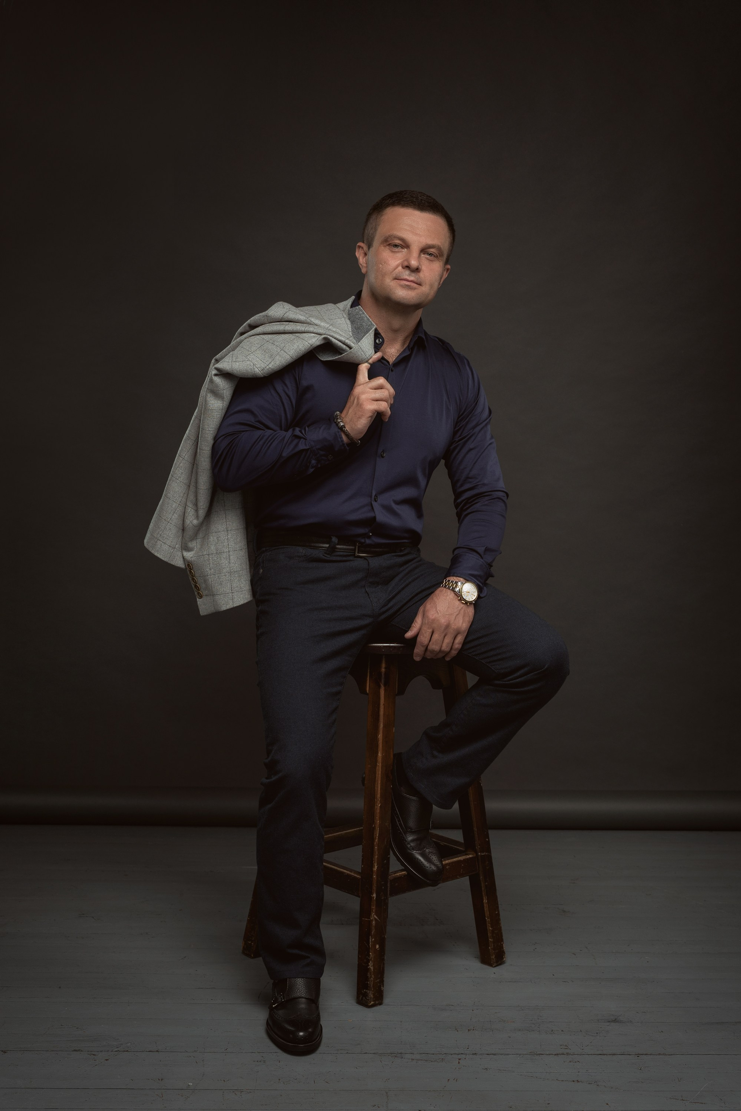 Брутальный мужской портрет