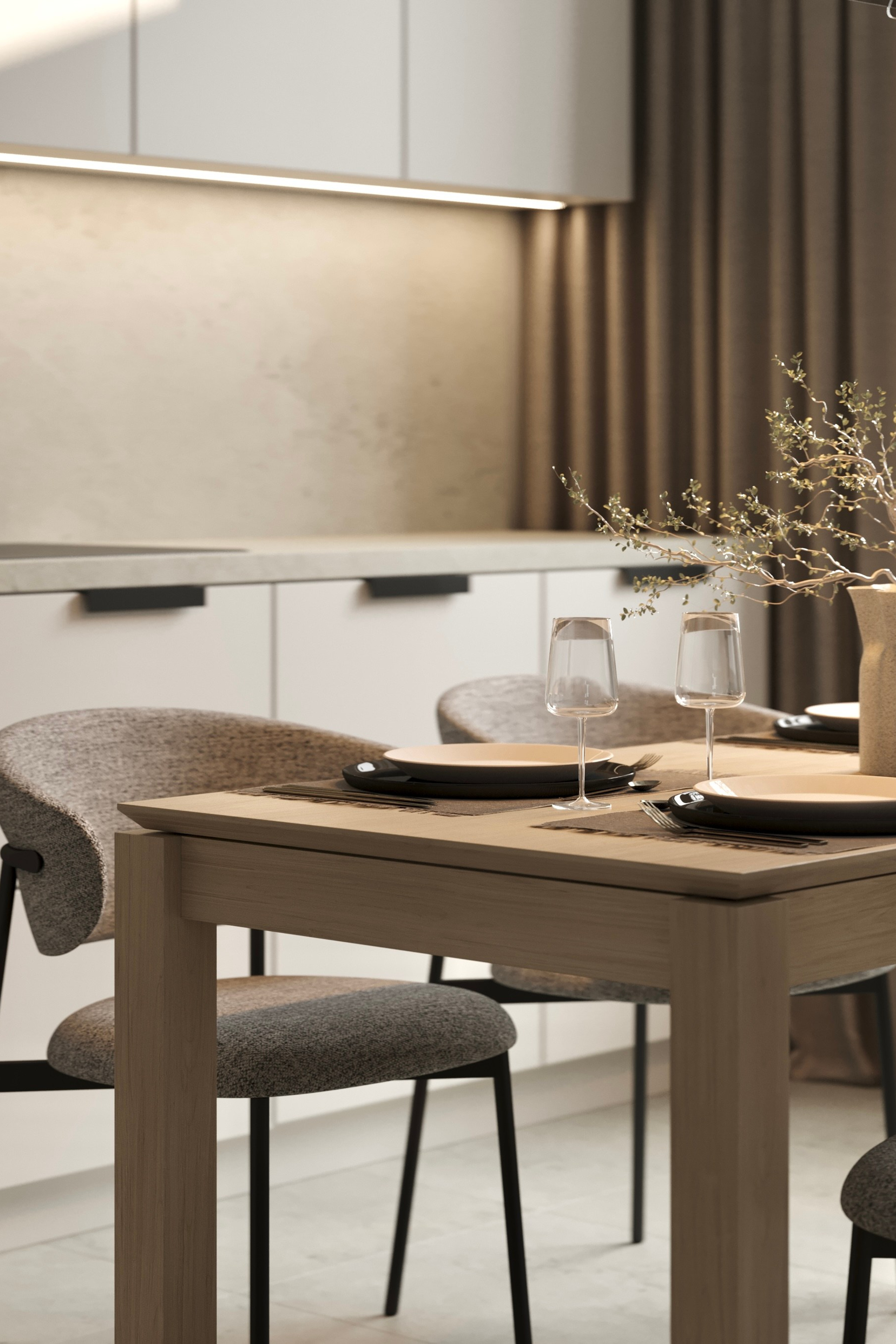 light minimalistic interior 2