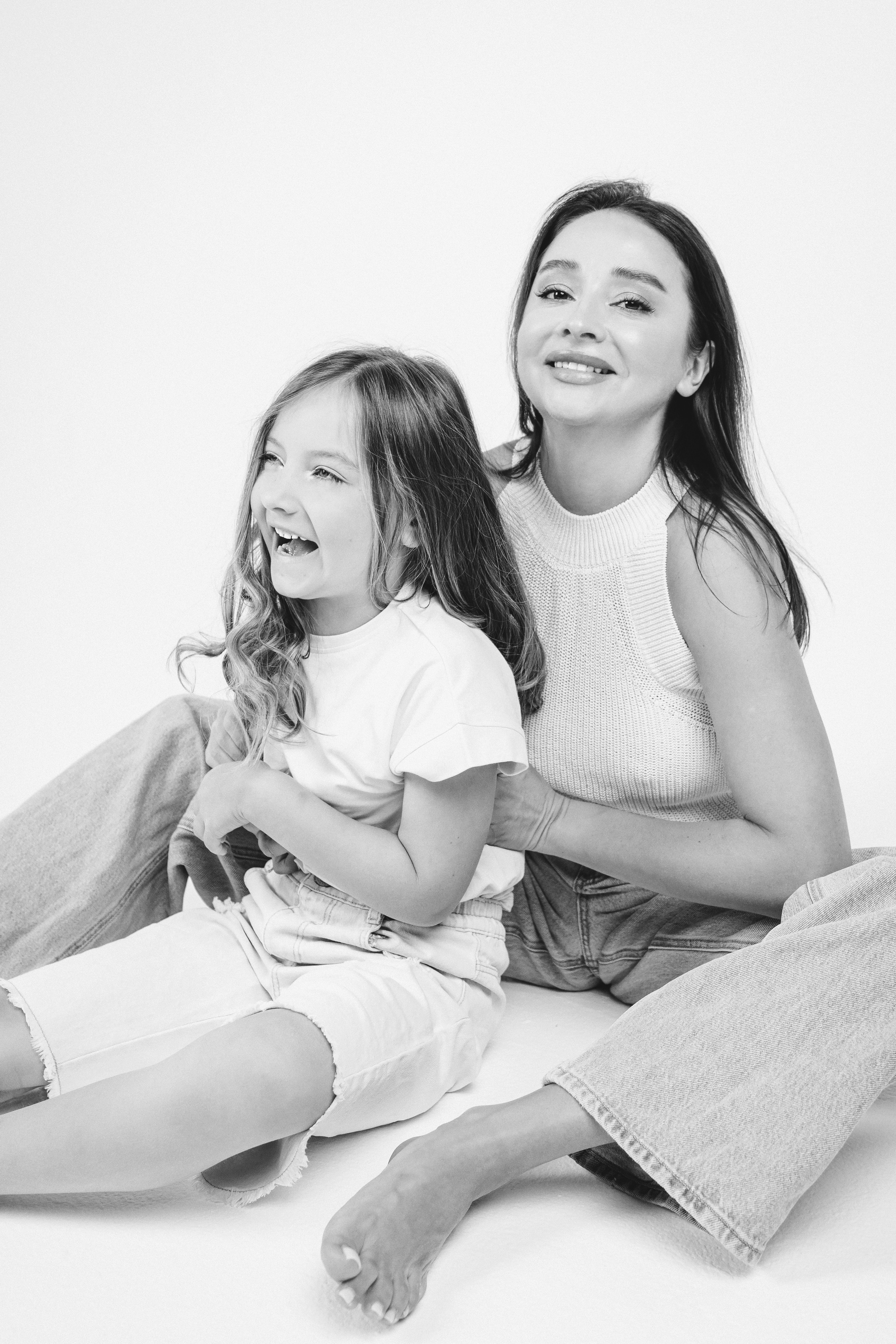 Mum with a dauther, fun and feelings