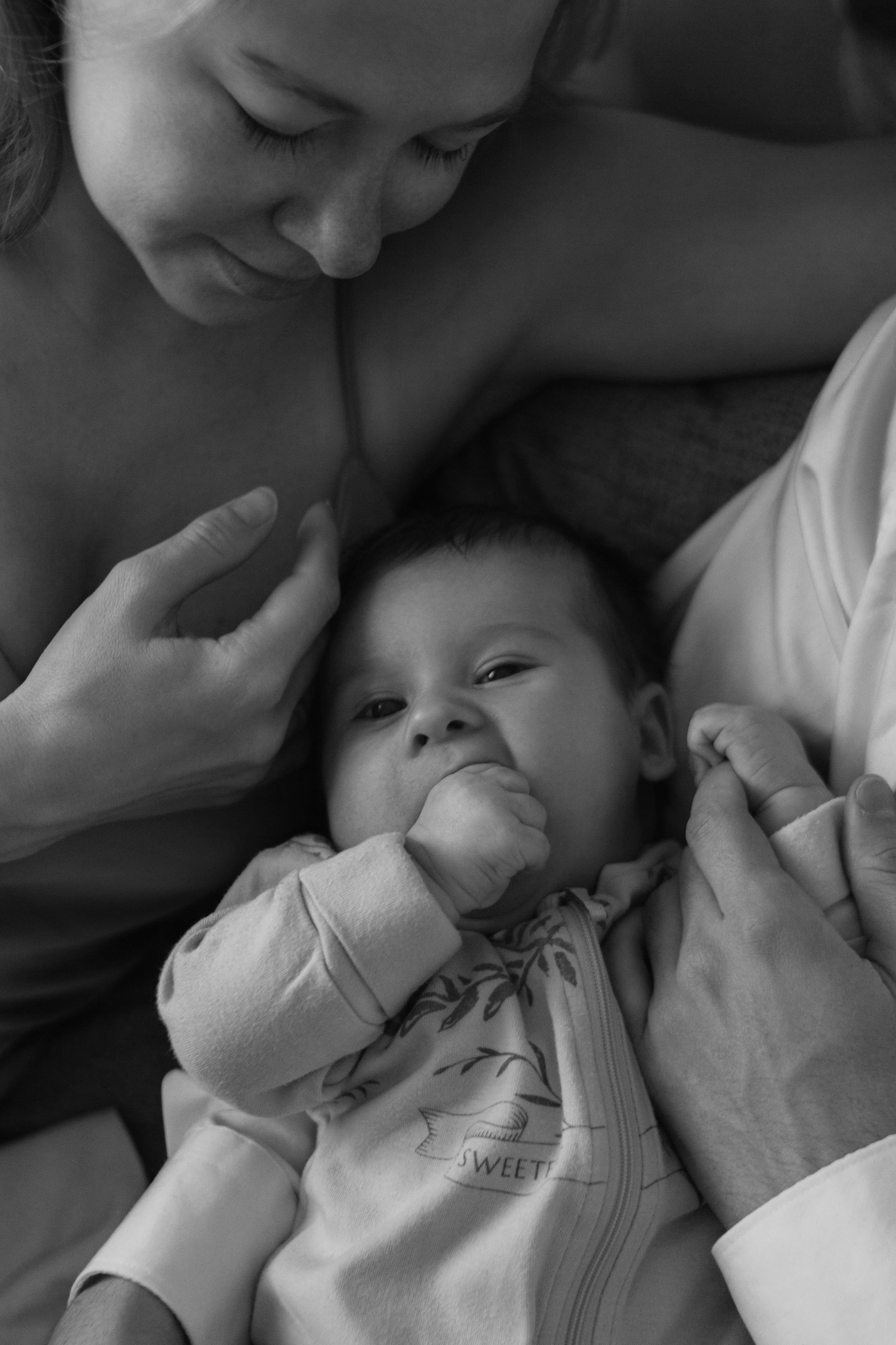 Домашняя съемка с малышом. Женский и семейный фотограф в Санкт-Петербурге Екатерина Симонова