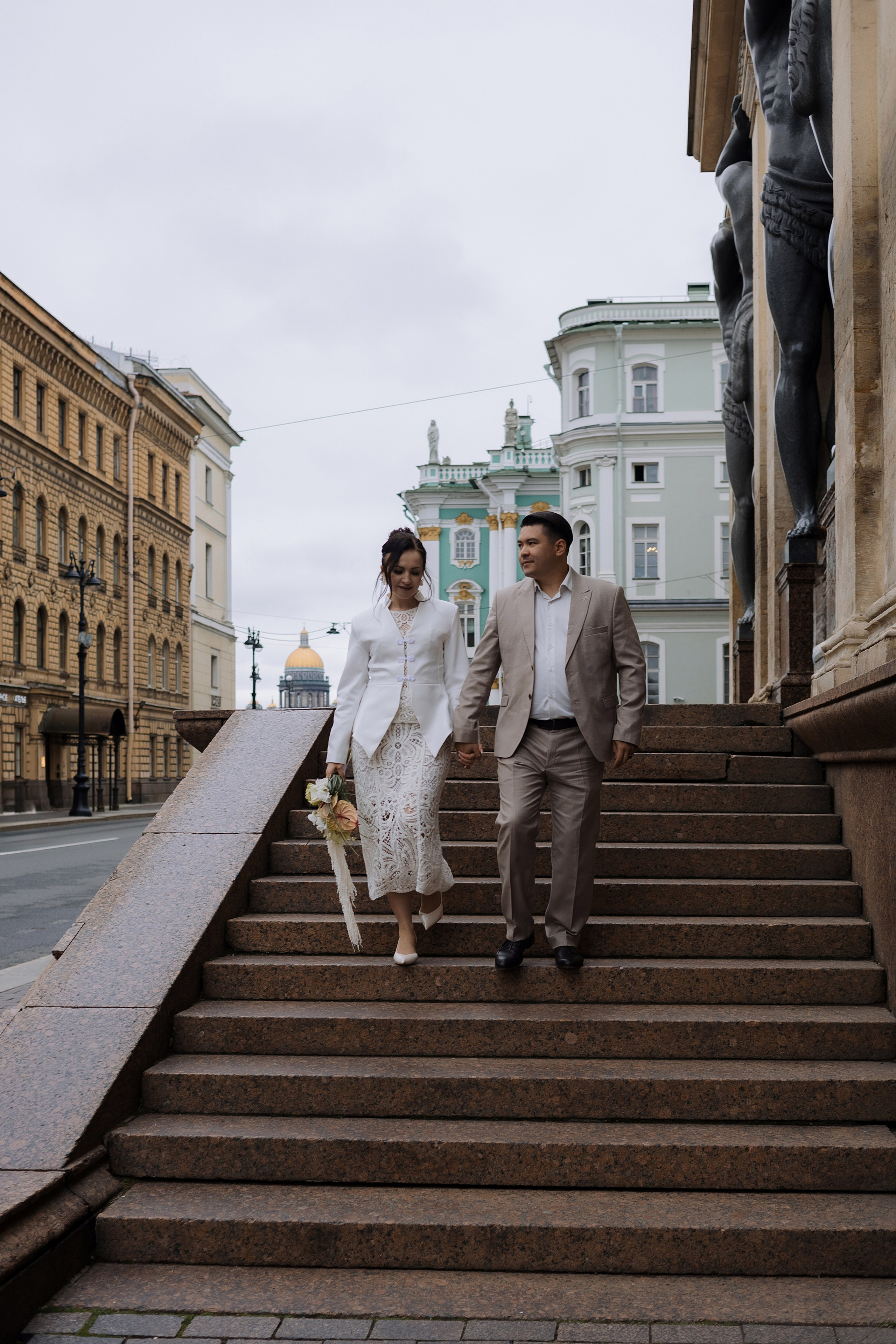 Свадебная фотопрогулка для Насти и Жени. Женский и семейный фотограф в Санкт-Петербурге Екатерина Симонова