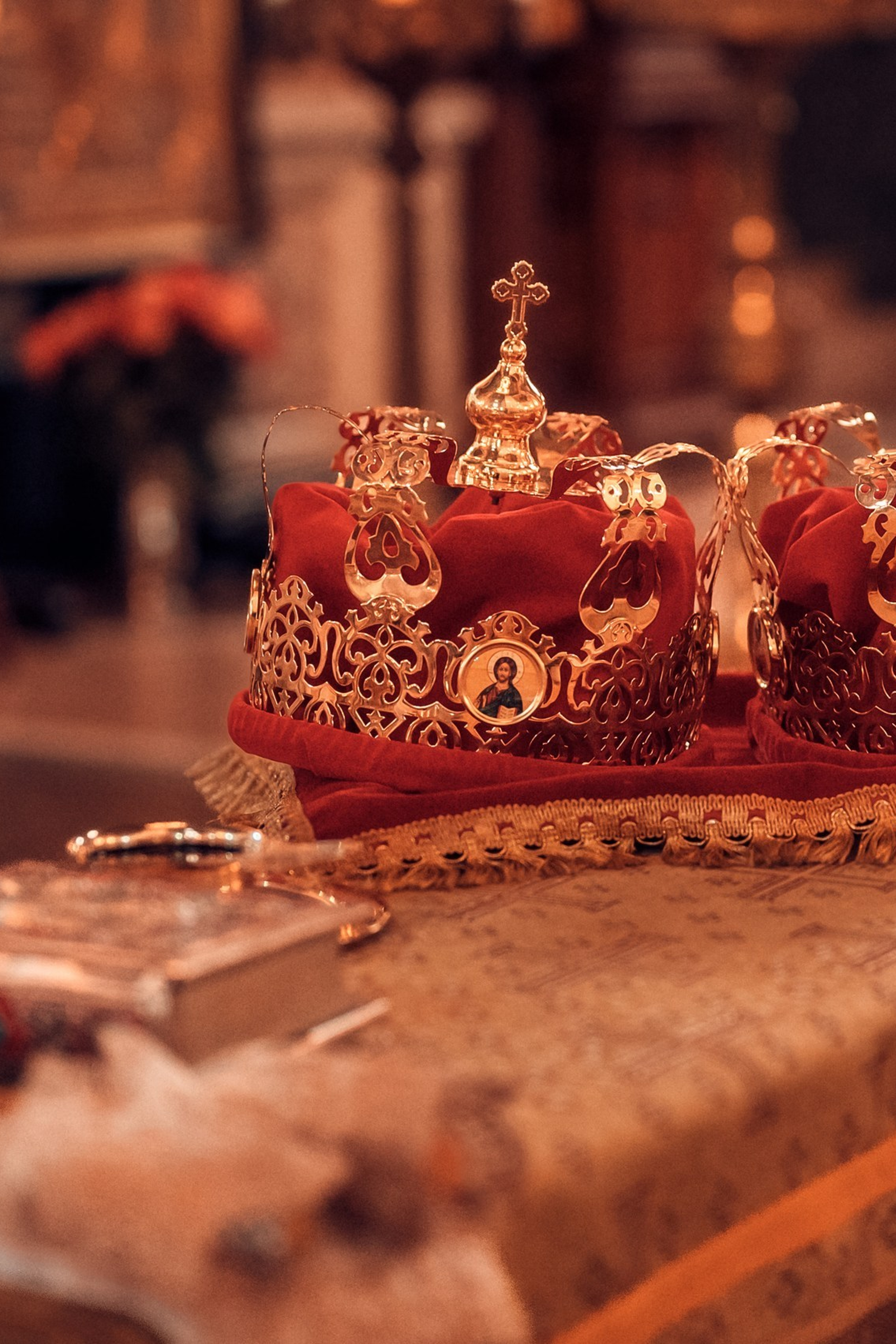 Таинство Венчания в&nbsp;храме Александра Невского Вадима и&nbsp;Арины