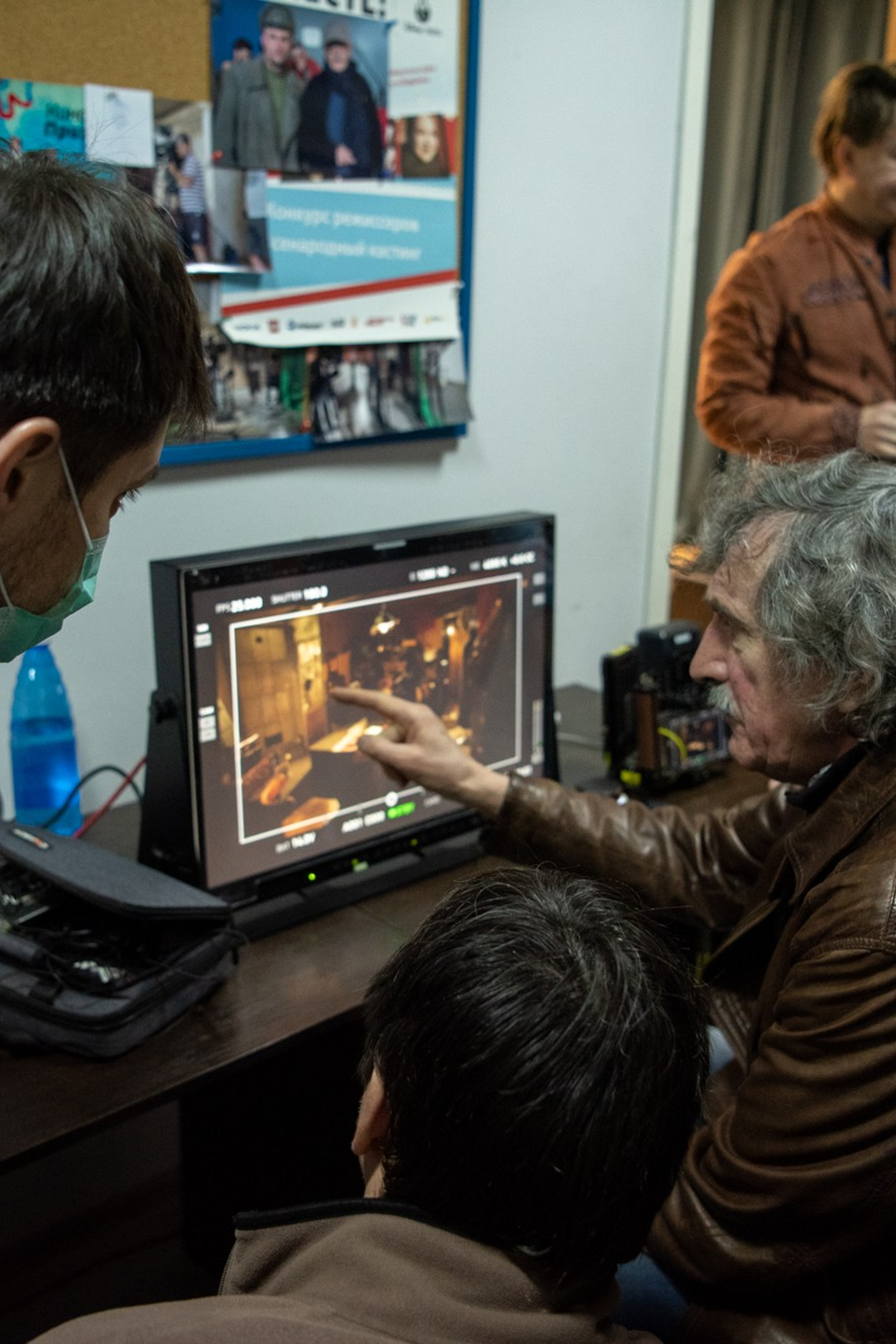 Съемка фильма в Киношколе «Лестница»