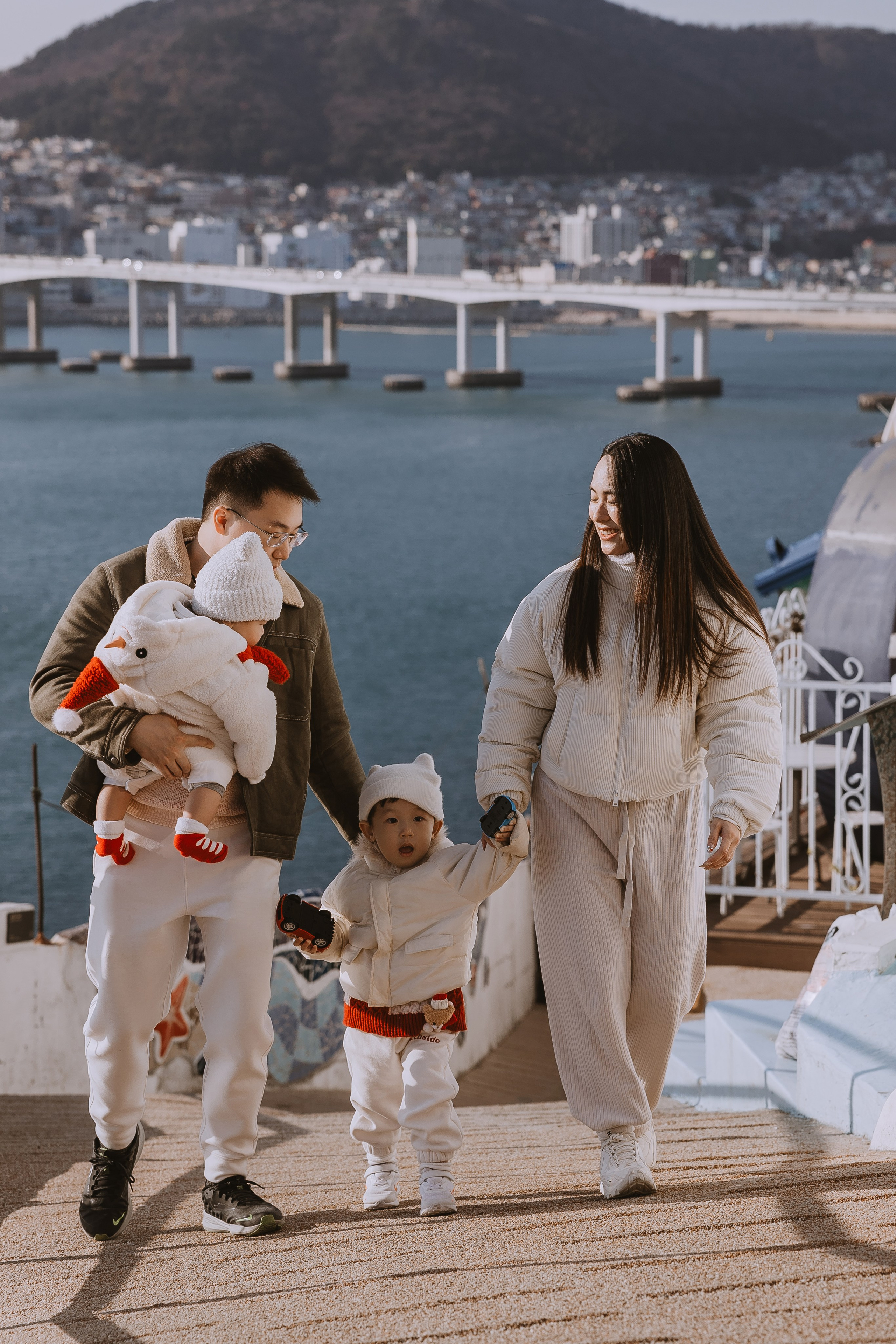 Семейная прогулка в Пусане