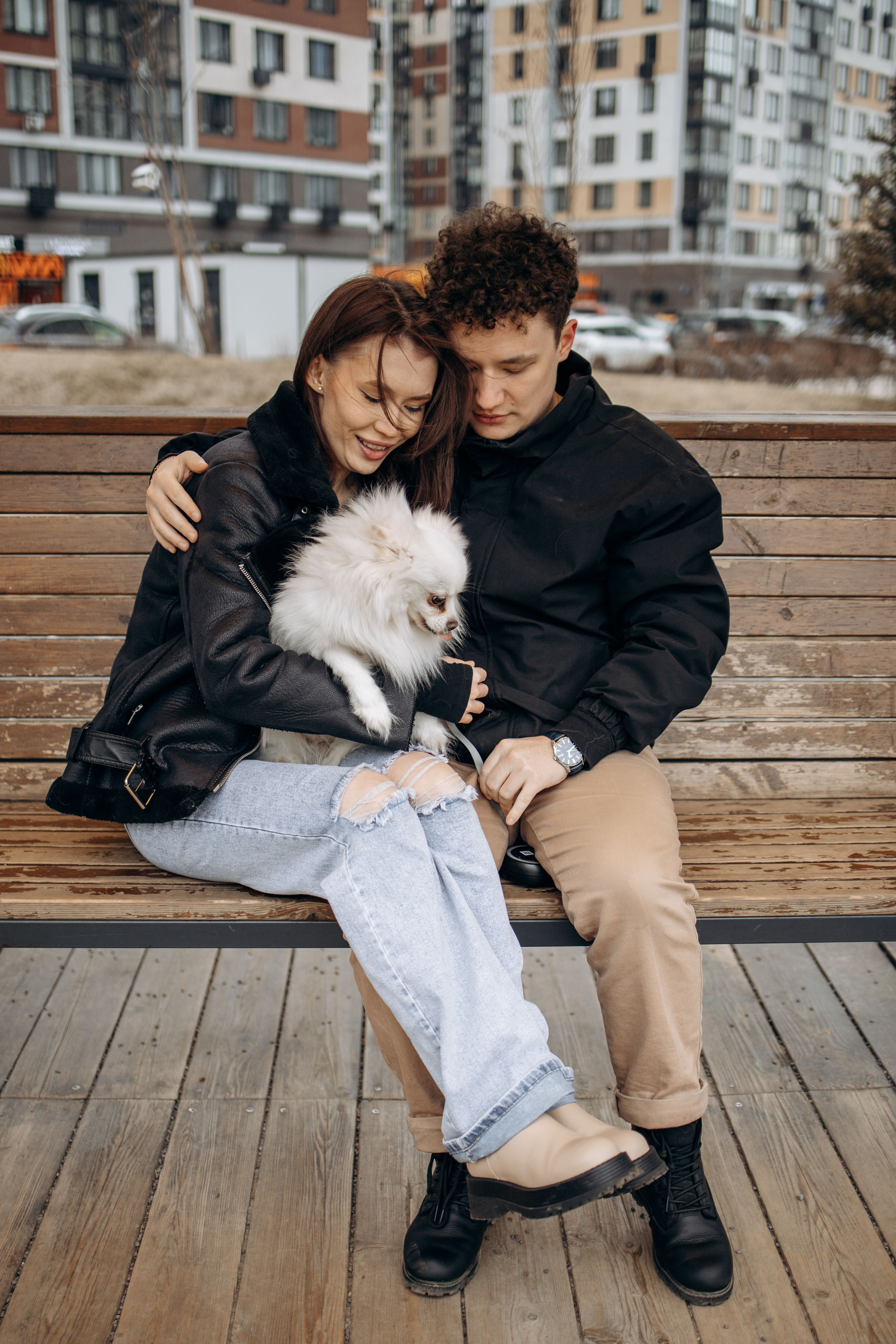 Шпиц Мася и ее семья