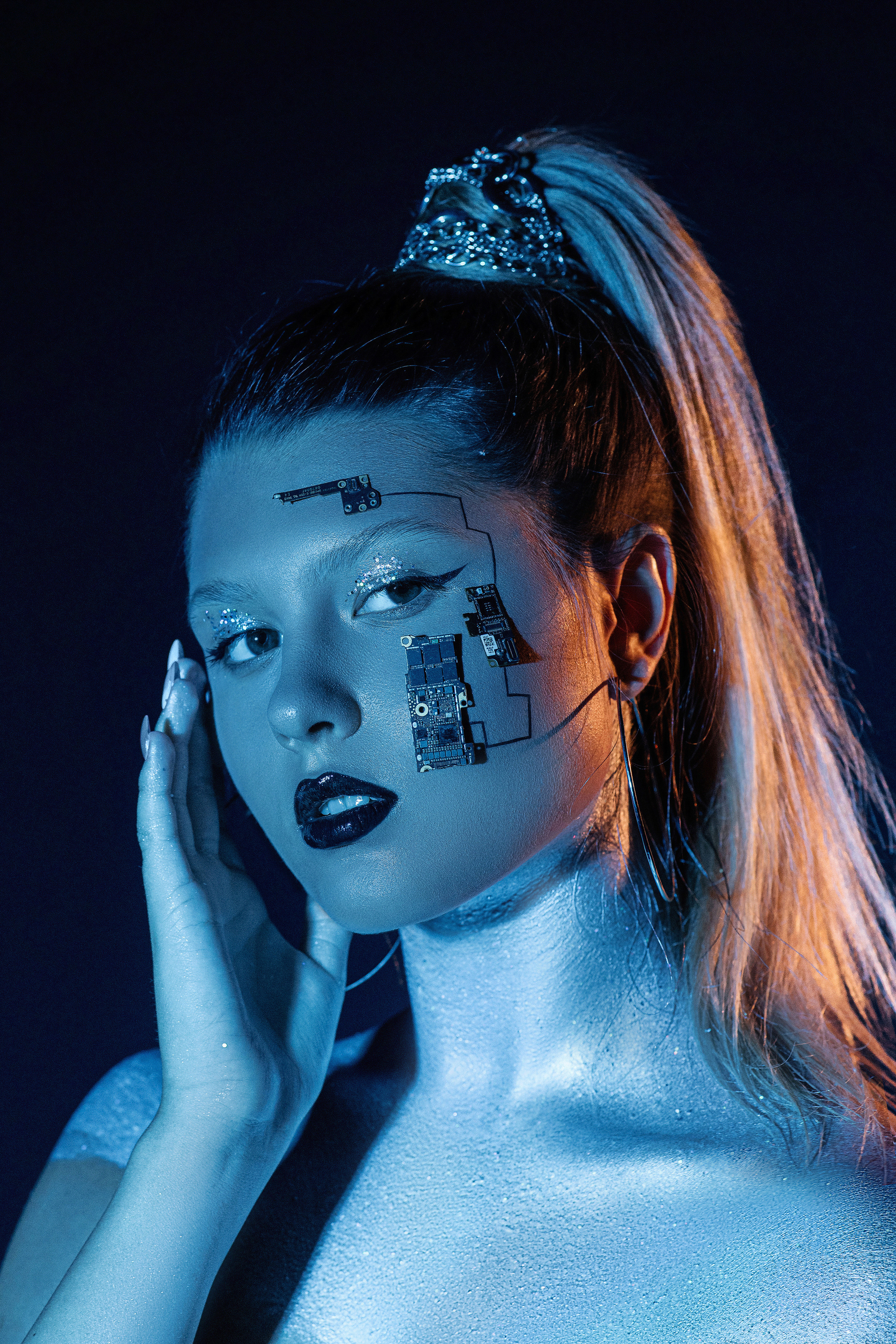 Соня в стилистике Cyberpunk