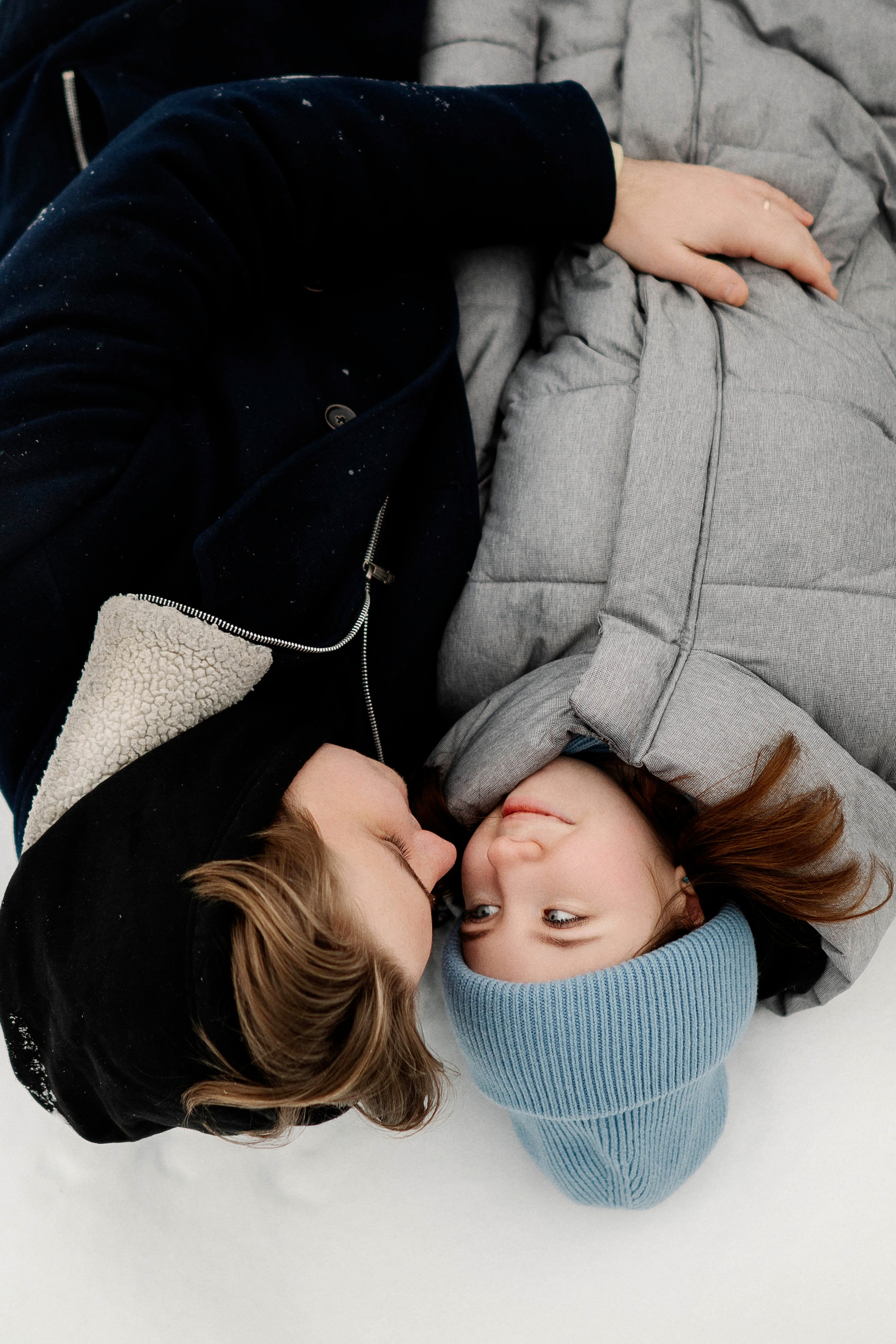 Ирина и Максим в белоснежный зимний день