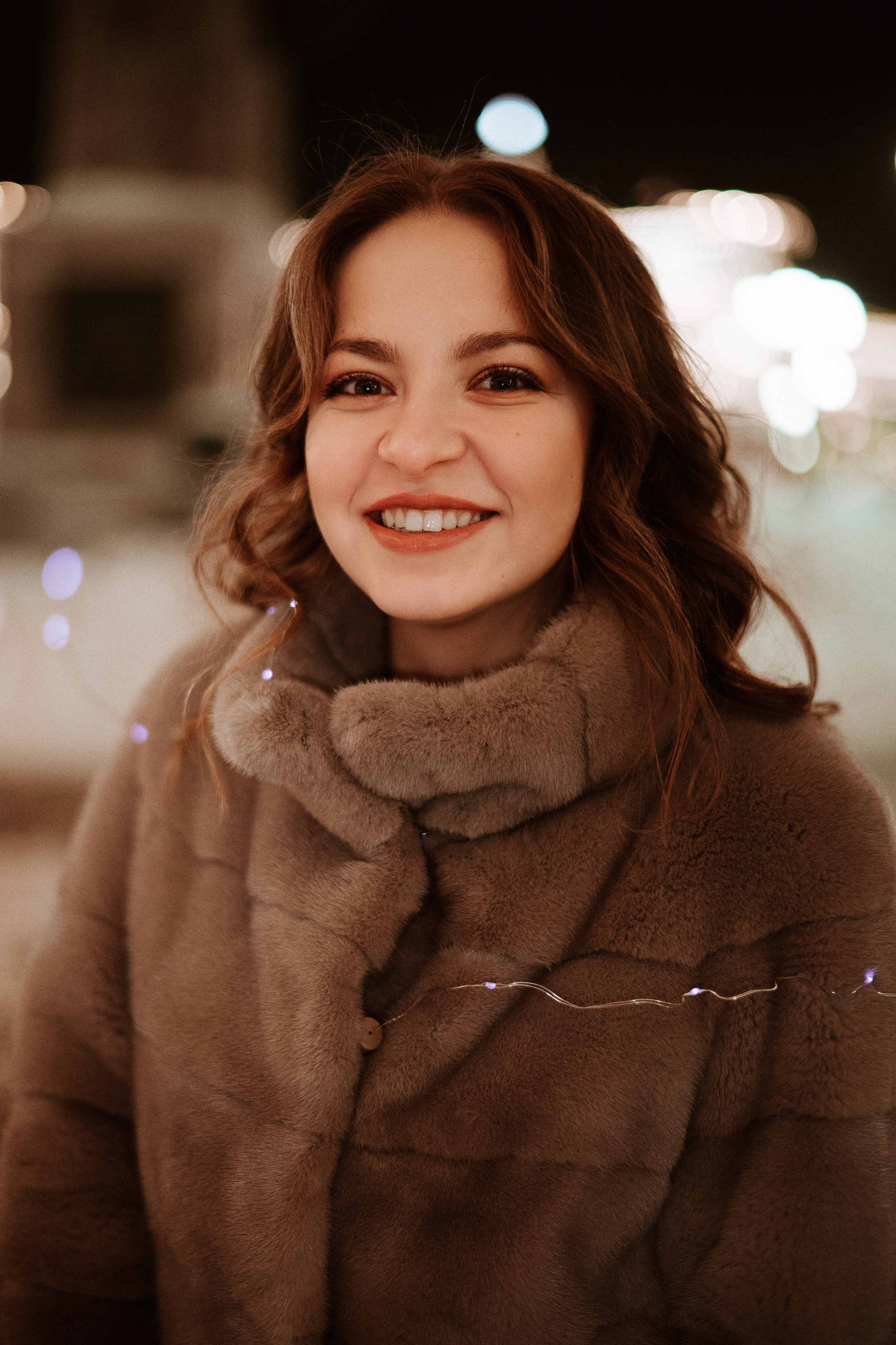 Зимняя вечерняя съемка для Кати