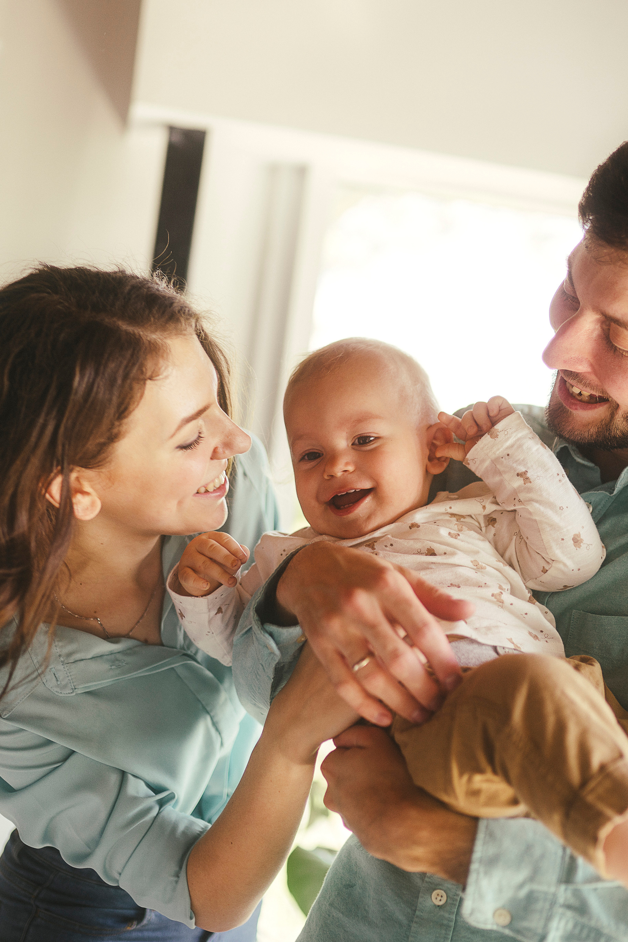 Семейная фотосессия в день рождения