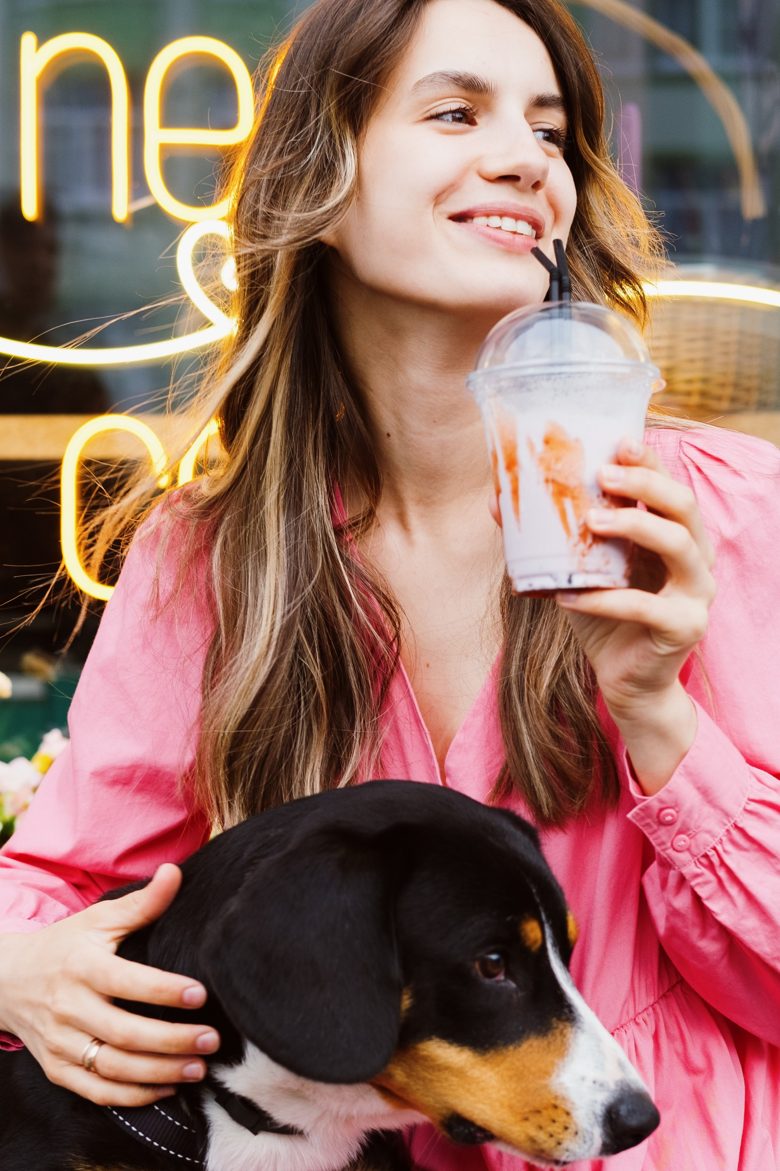 Летняя контент-съёмка для кофейни