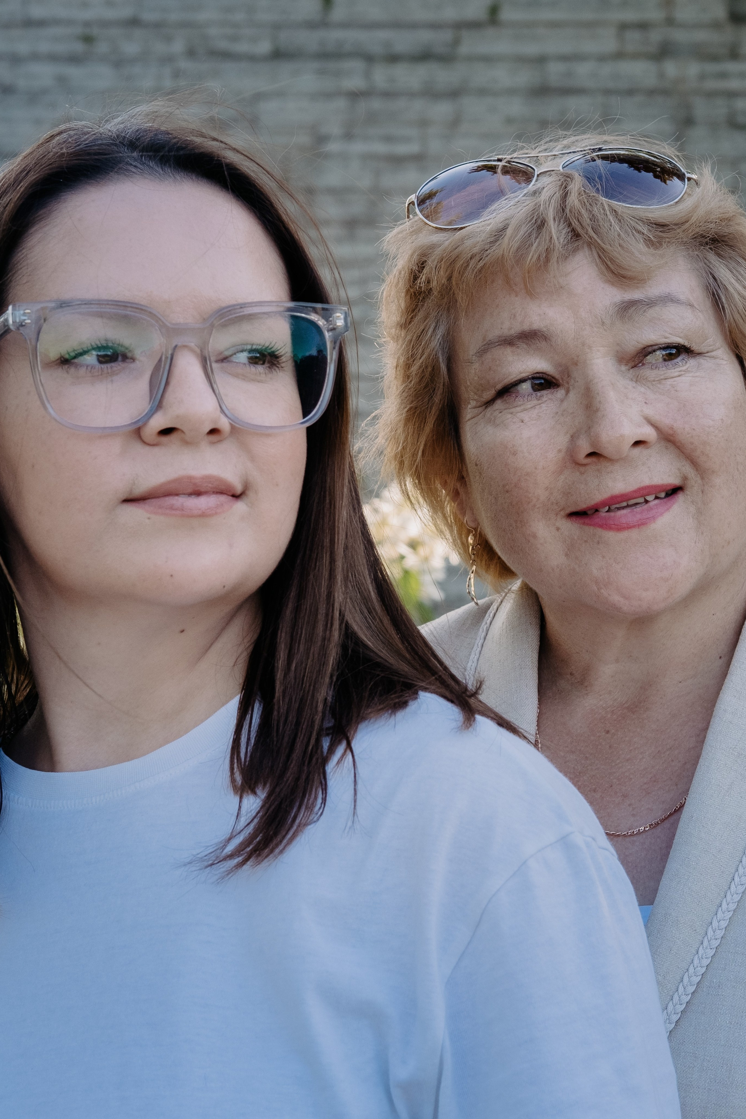 Семейная прогулка с мамой