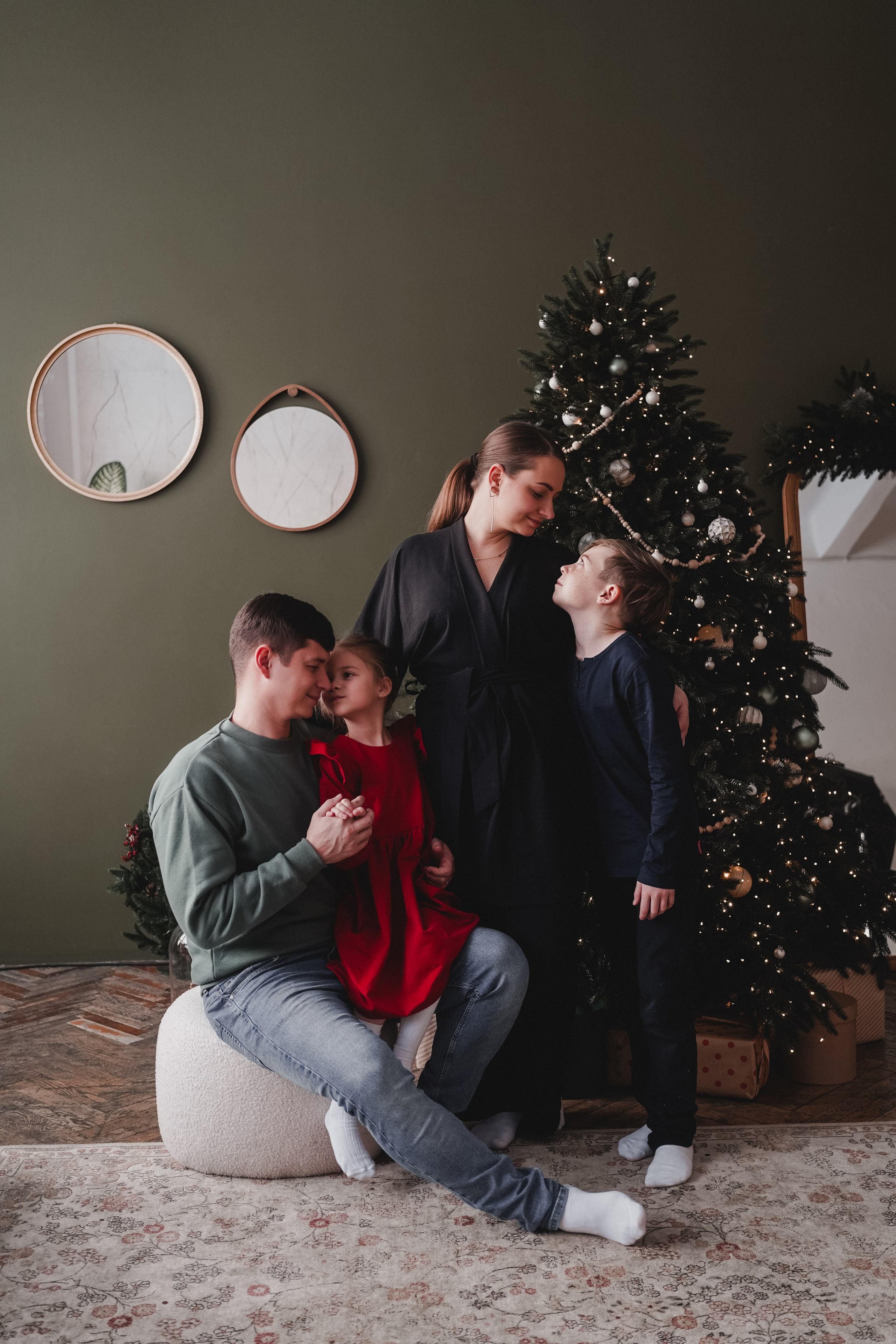 Новогодняя семейная фотосессия