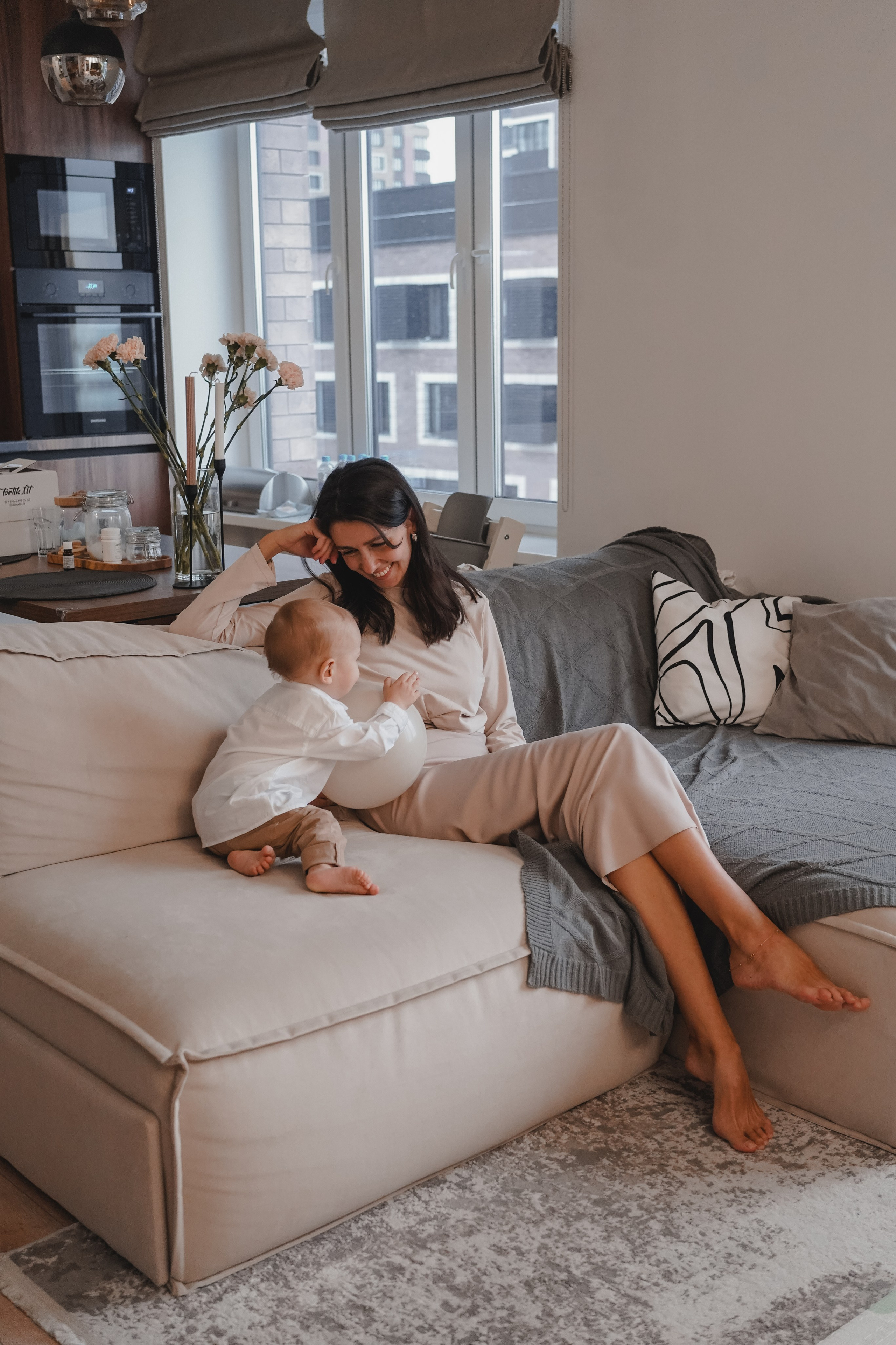 Семейная фотосессия дома