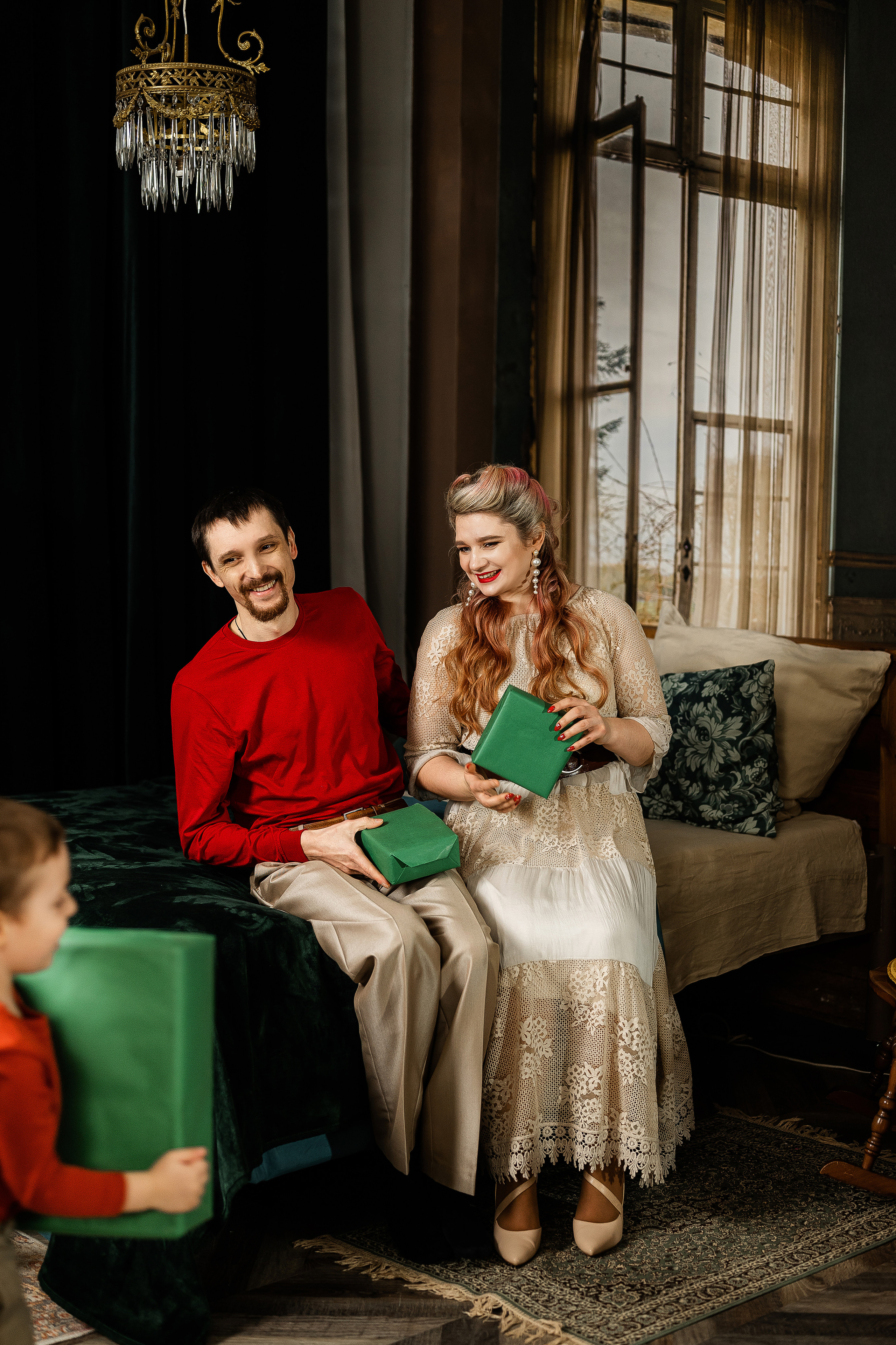 Новогодняя винтажная съемка