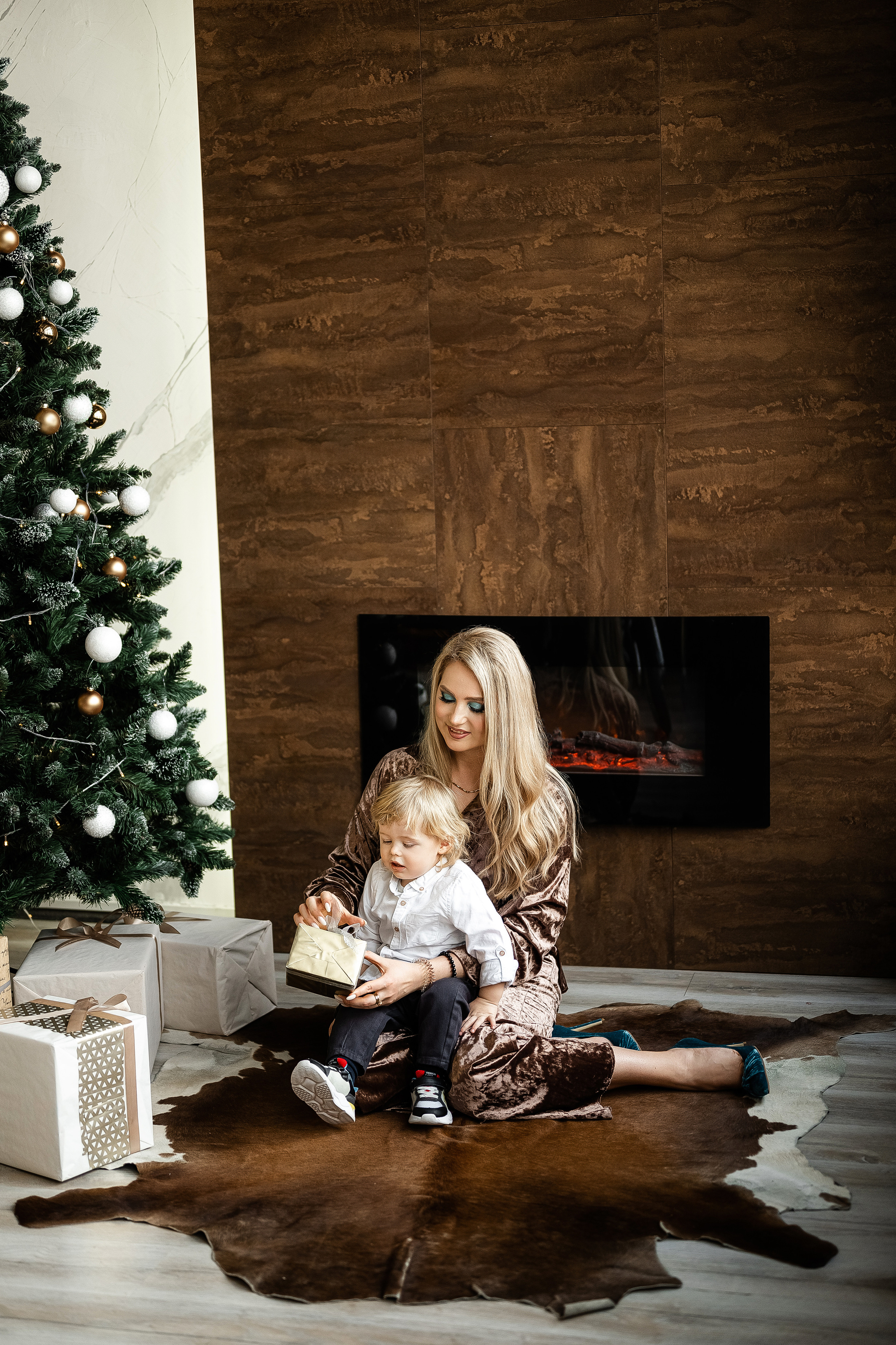 Новогодняя фотосессия семьи Саши