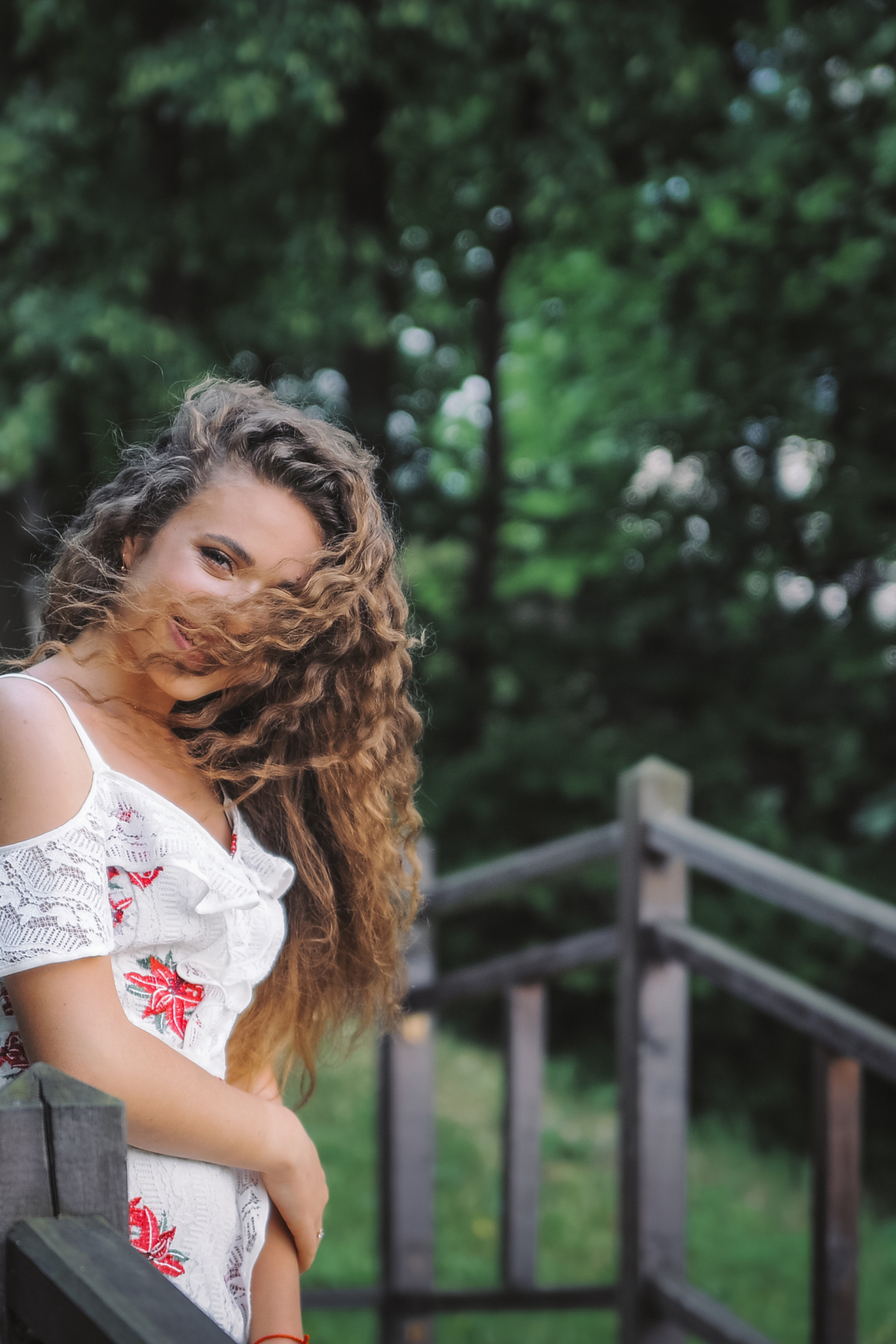 Лена в Лошицком парке