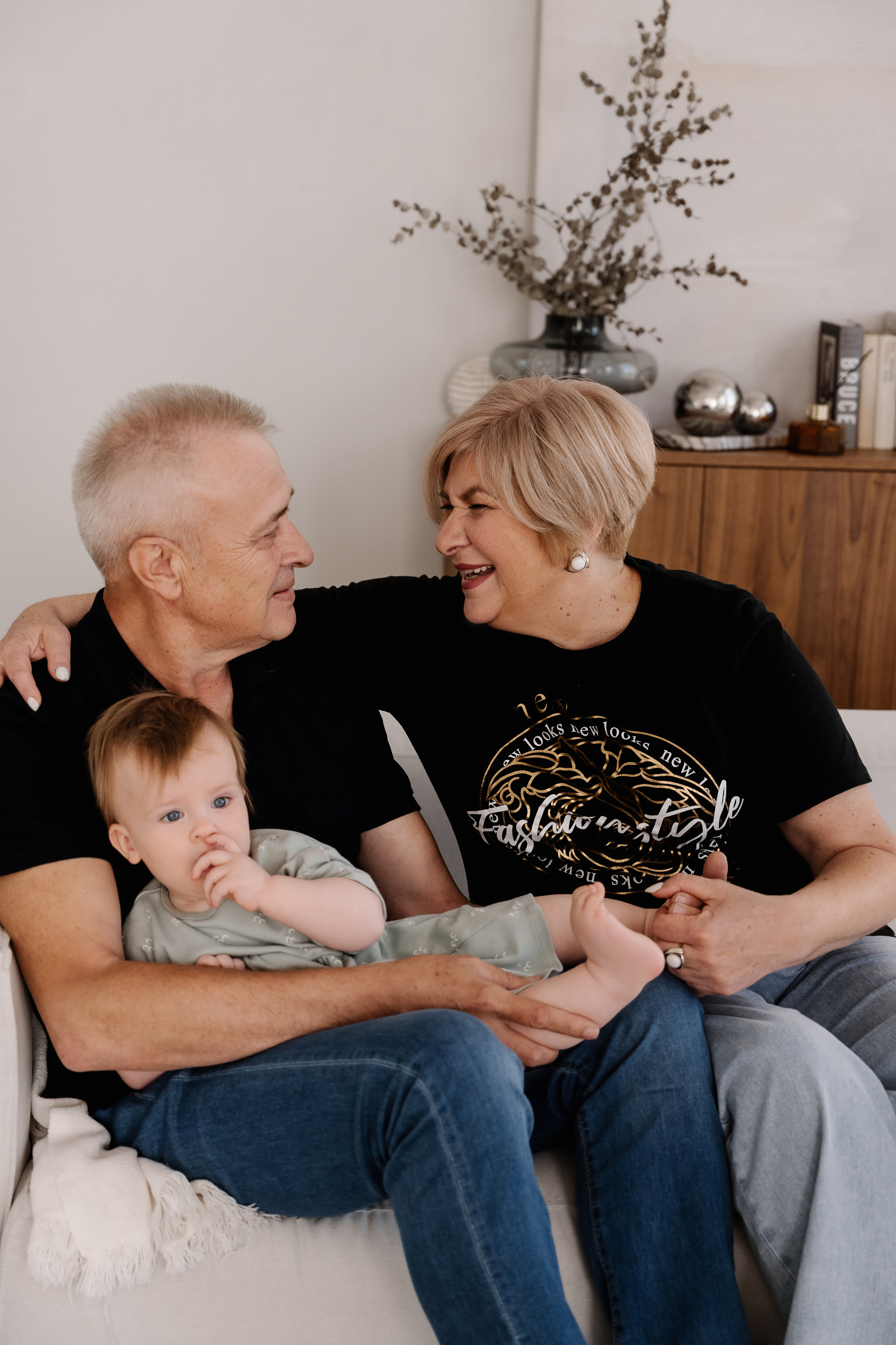 Наташа с семьей