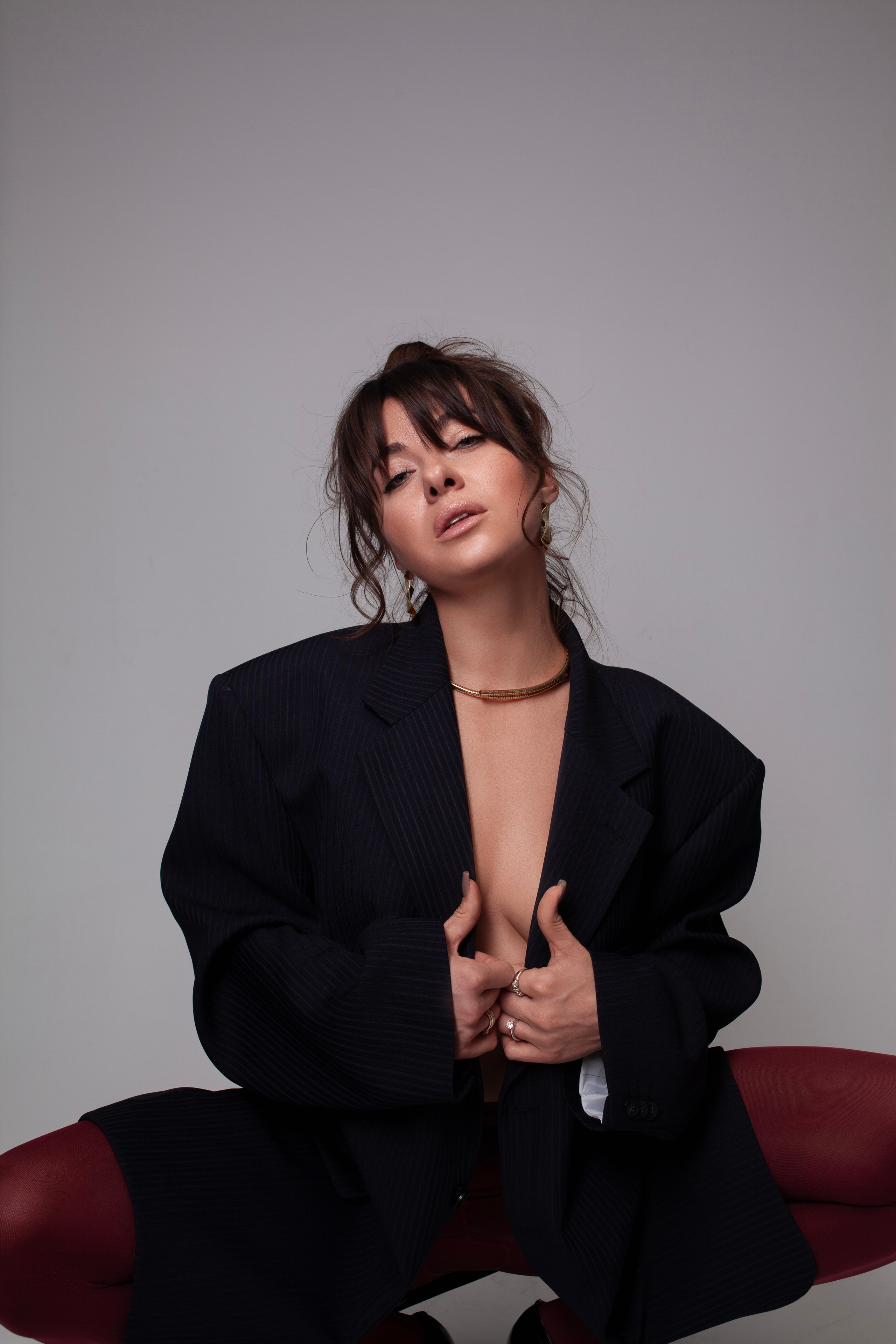 В студии. Анастасия Майорова фотограф Москва