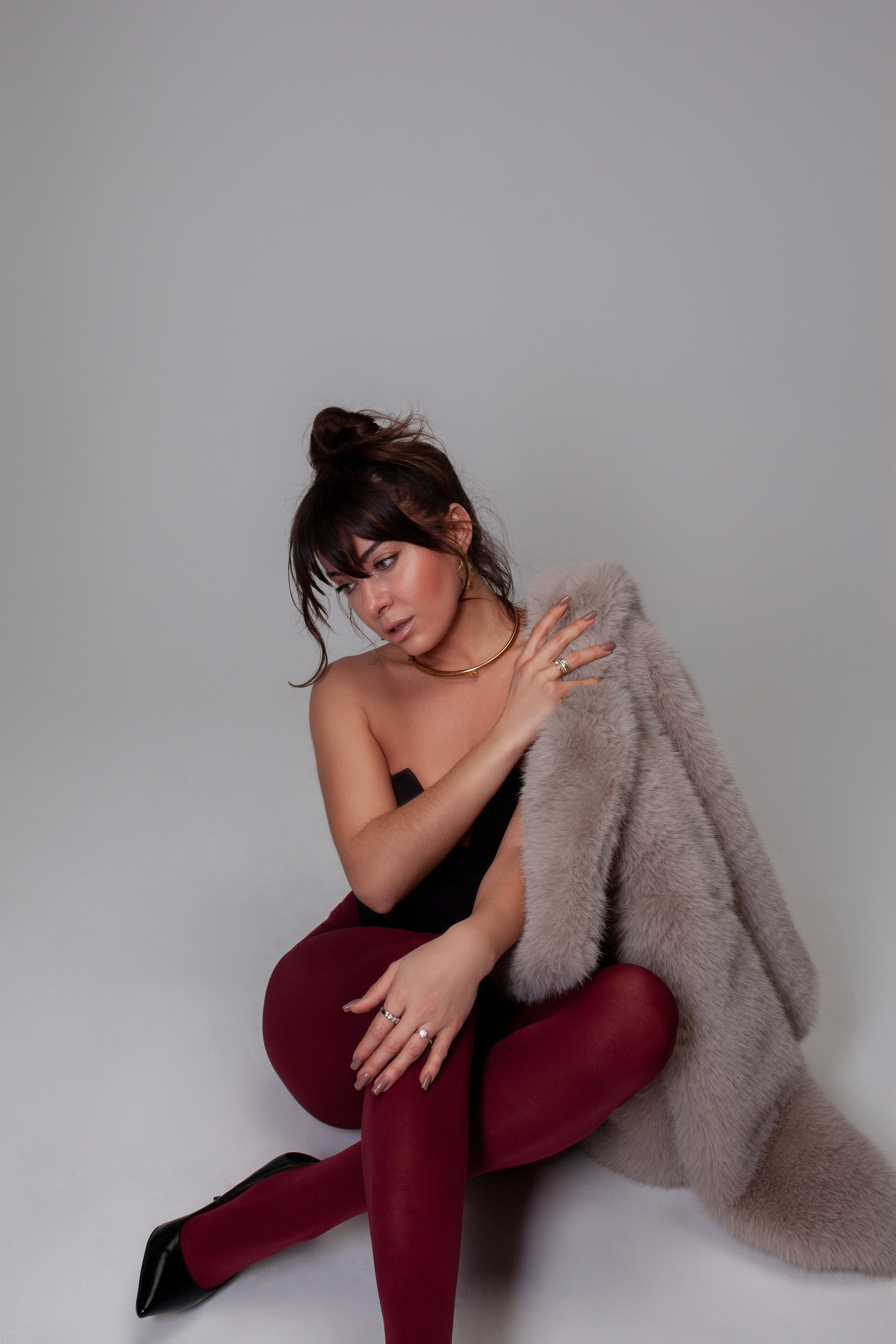 В студии. Анастасия Майорова фотограф Москва