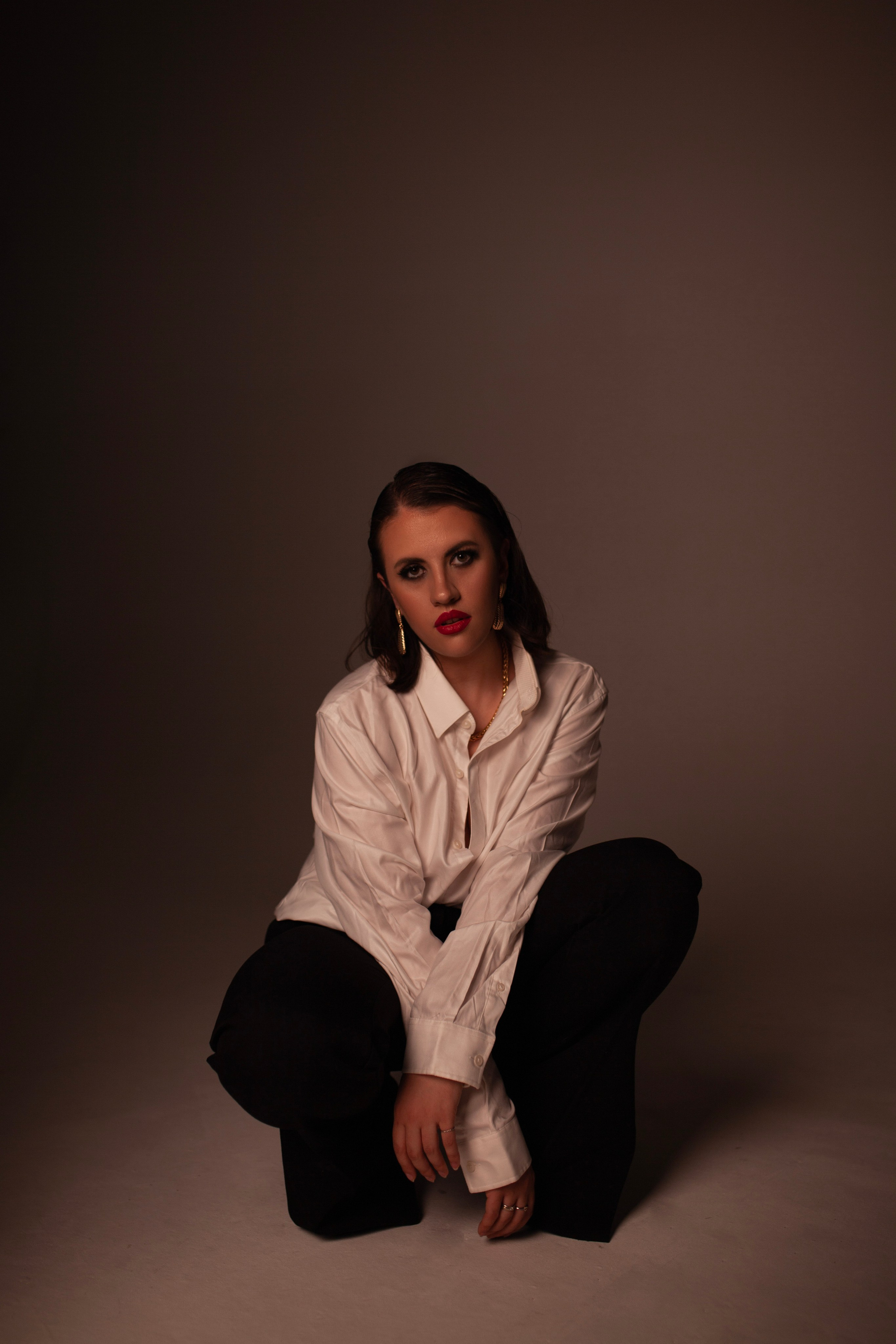 В студии. Анастасия Майорова фотограф Москва