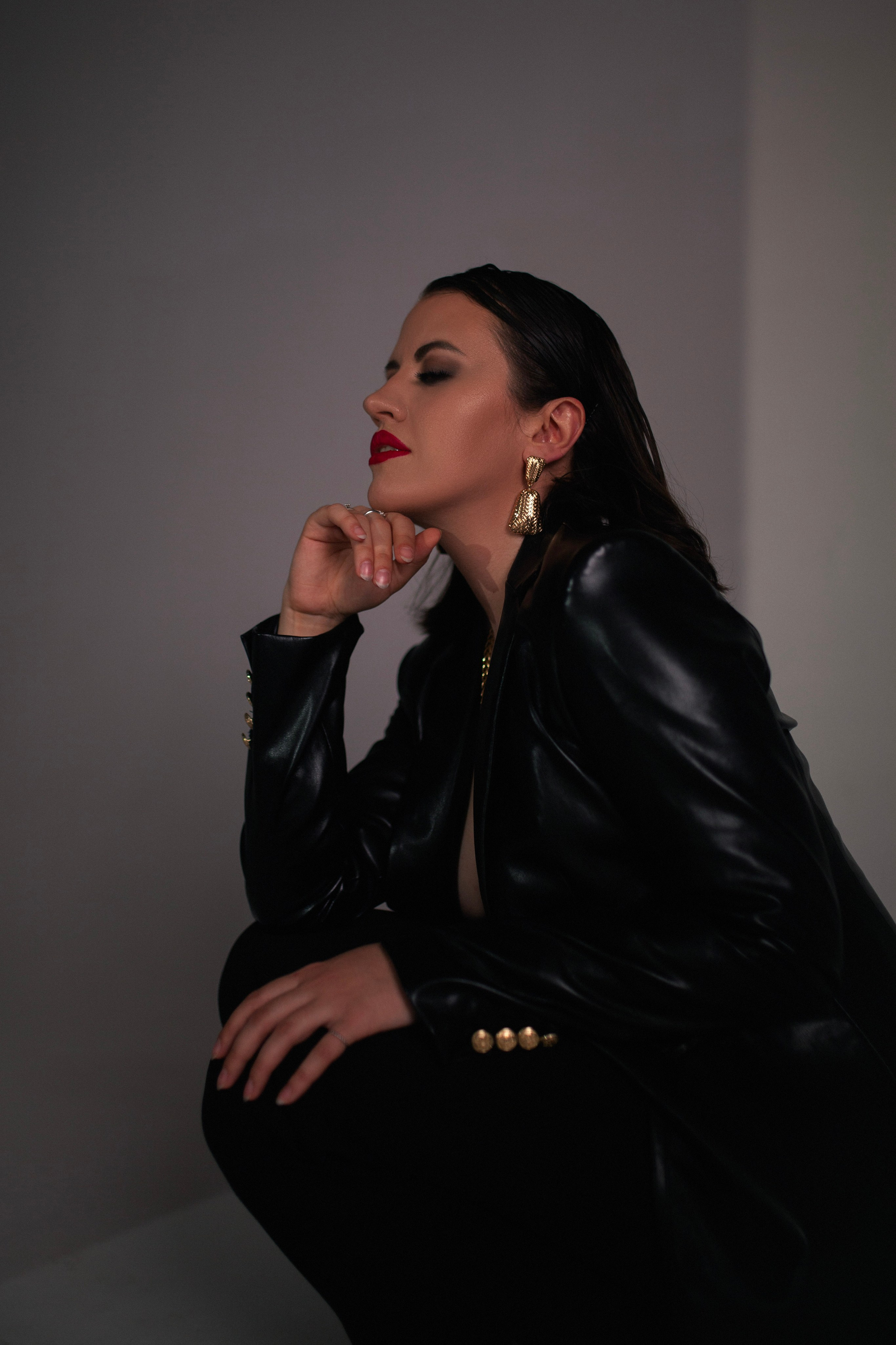 В студии. Анастасия Майорова фотограф Москва