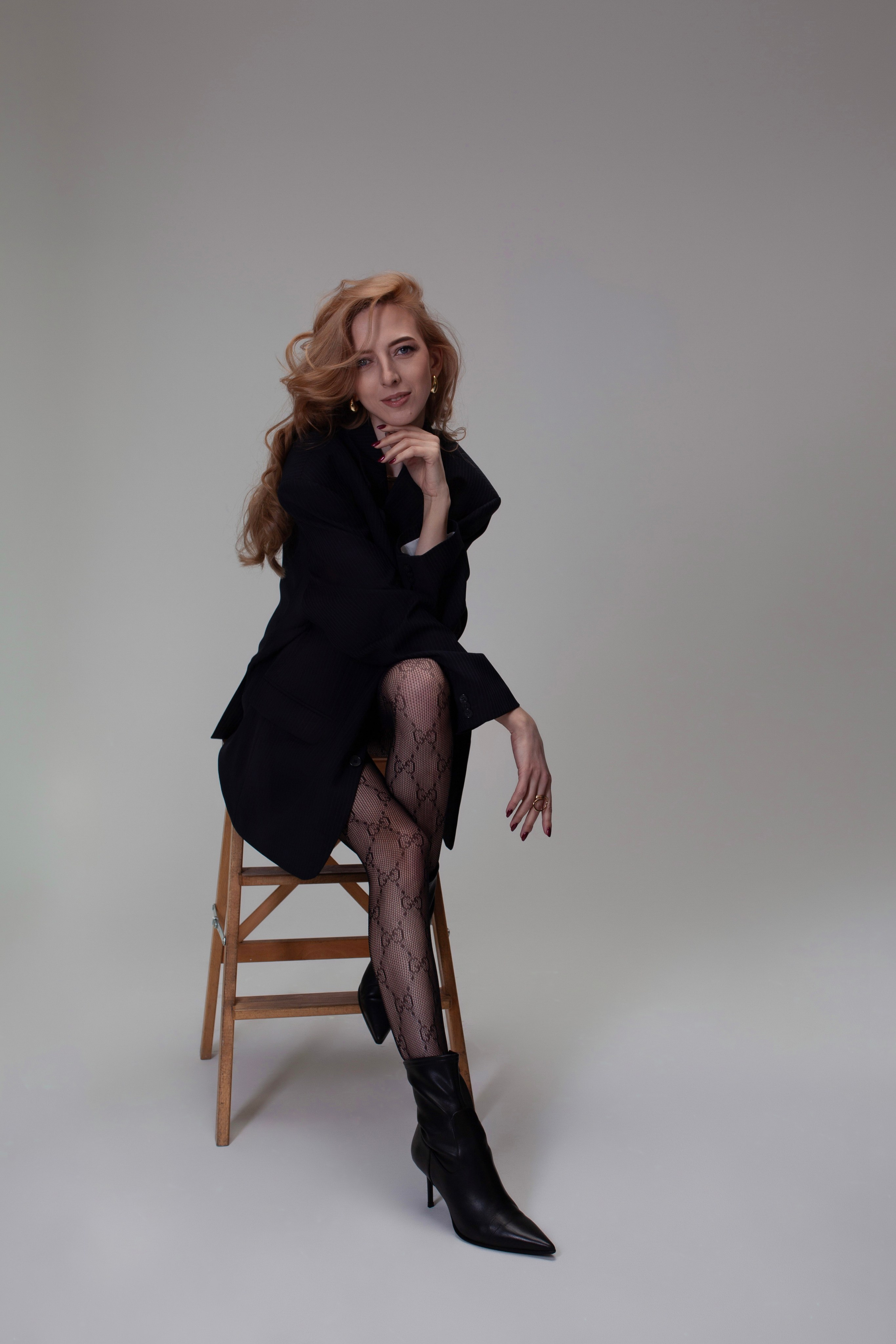 В студии. Анастасия Майорова фотограф Москва