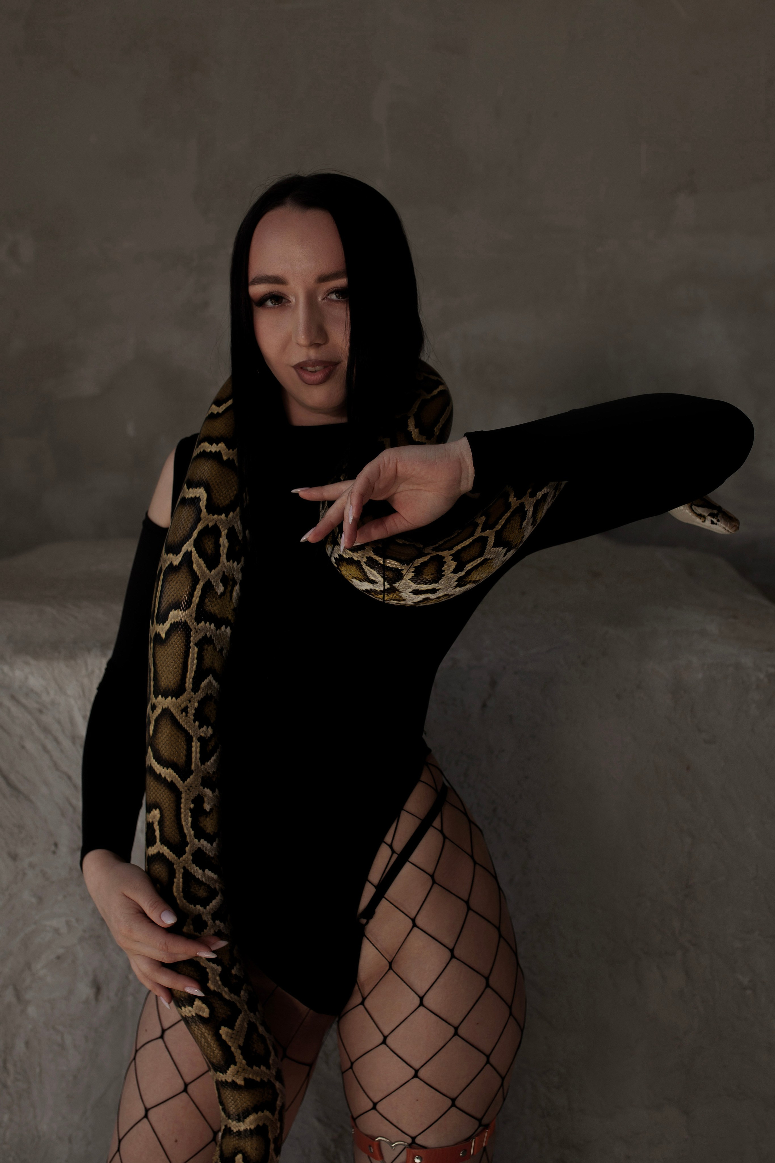 Со змеями. Анастасия Майорова фотограф Москва