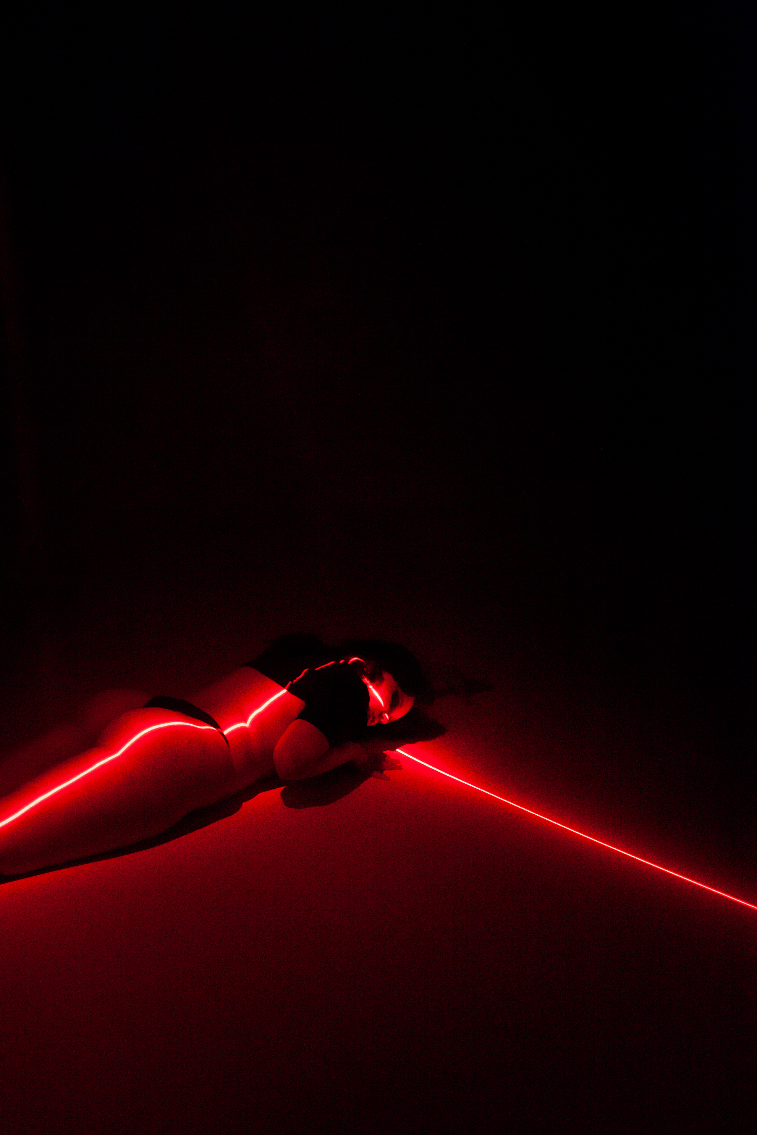 С лазером. Анастасия Майорова фотограф Москва