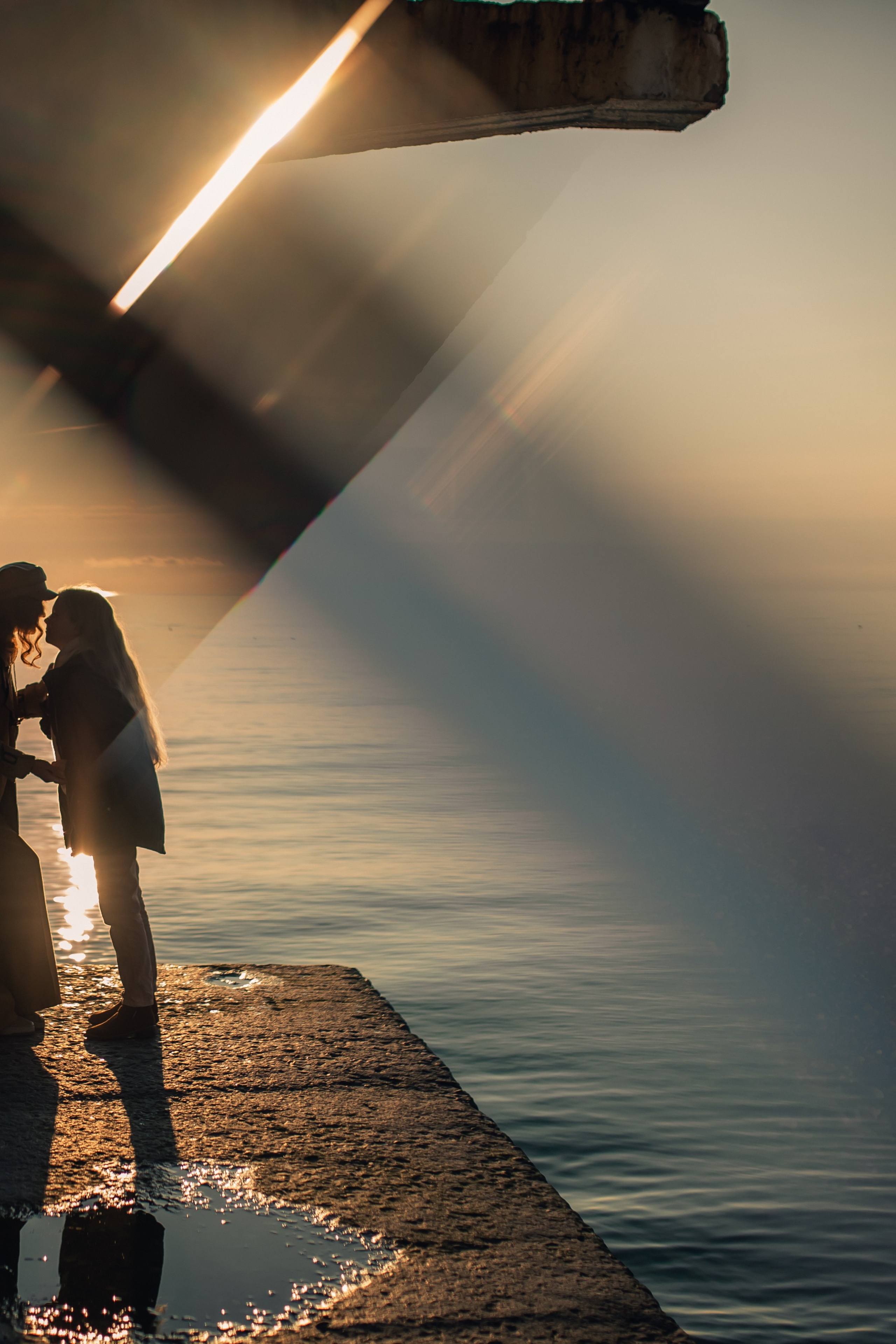 Сочинский закат с Юнной и Викой