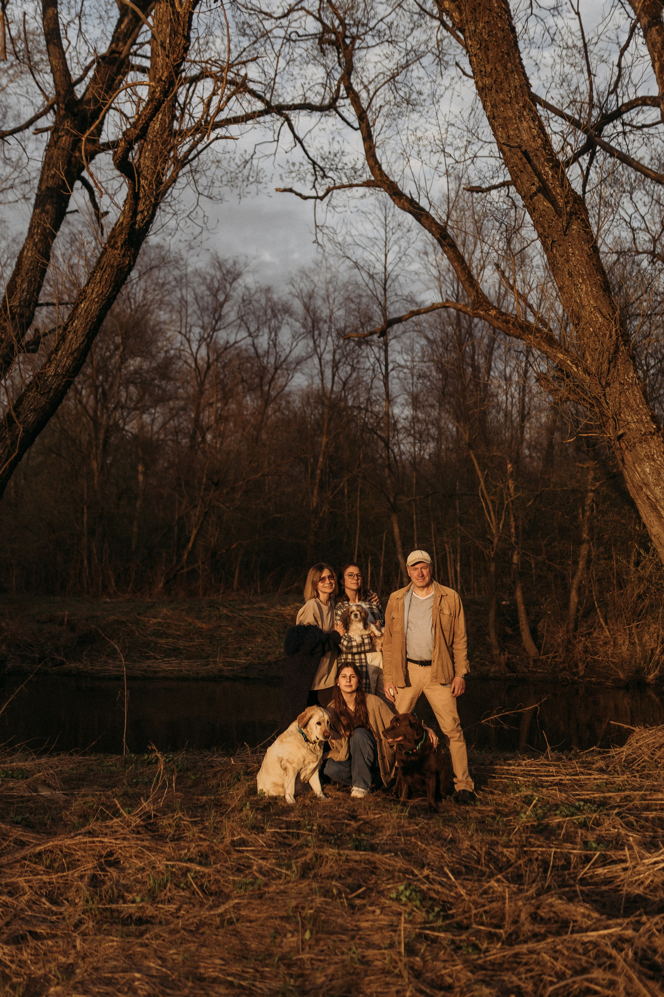 Майя с семьей