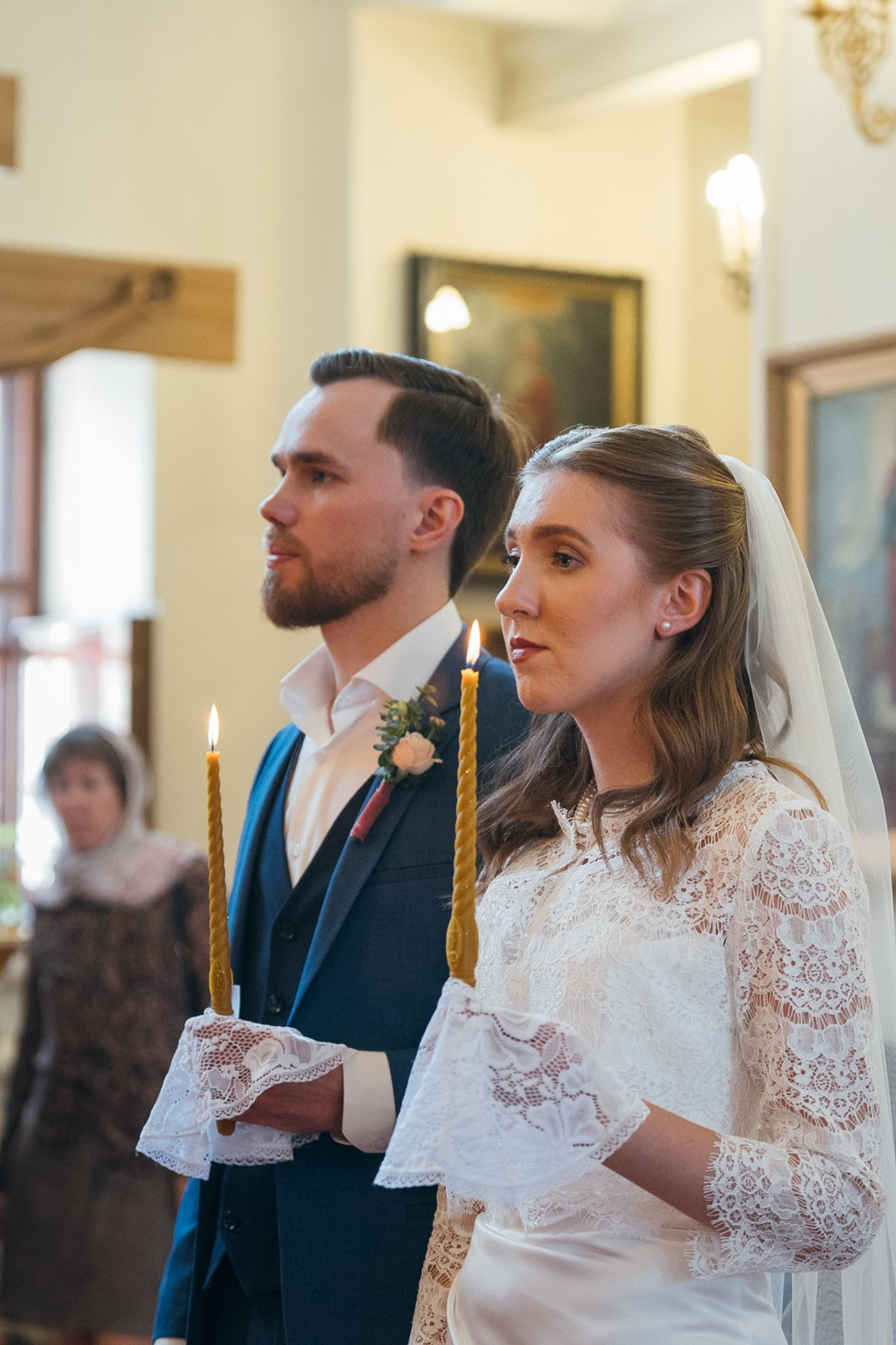 Фотосъемка таинства венчания Александра и Екатерины