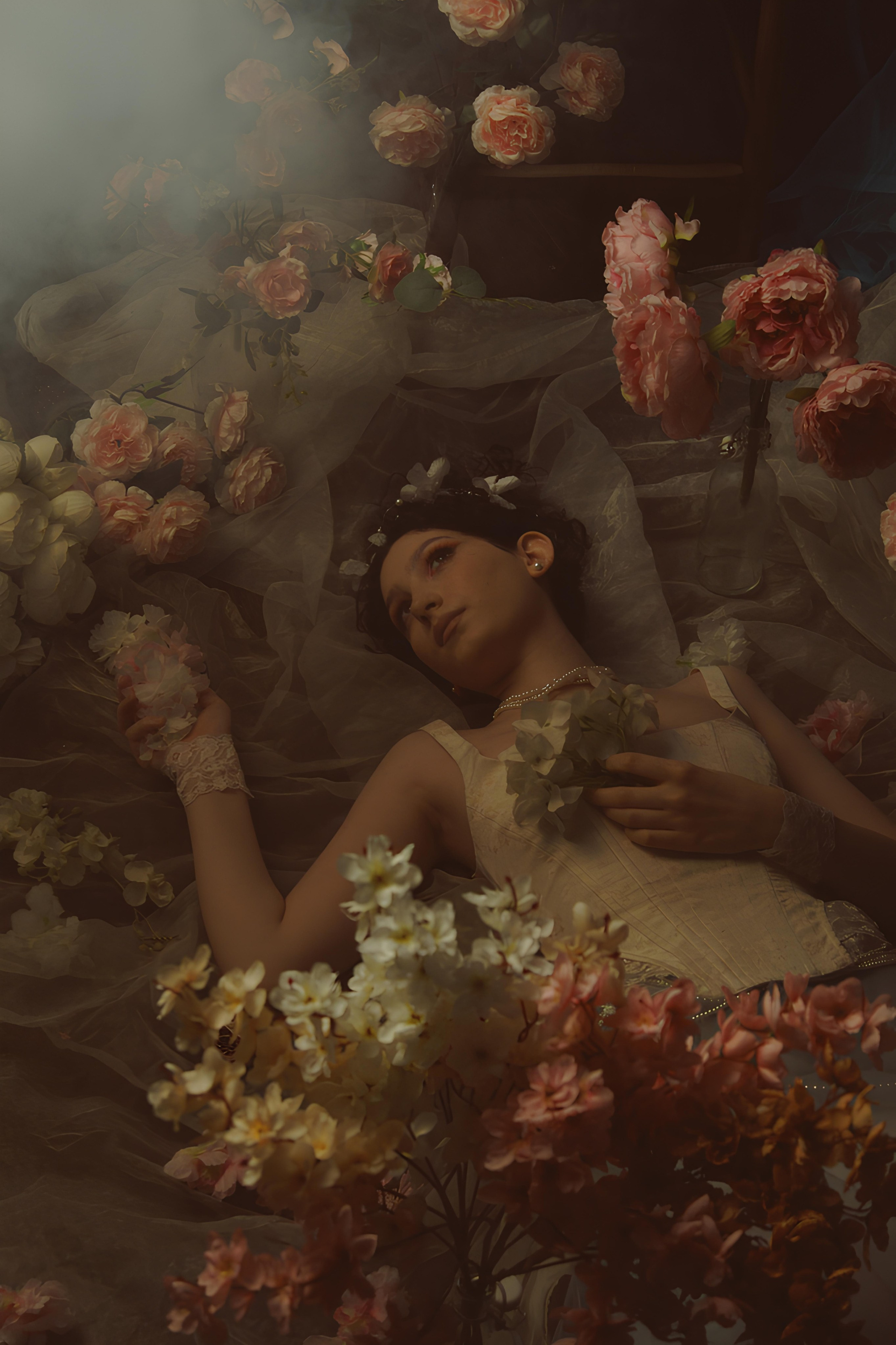 «Весенняя фотосессия с цветами»