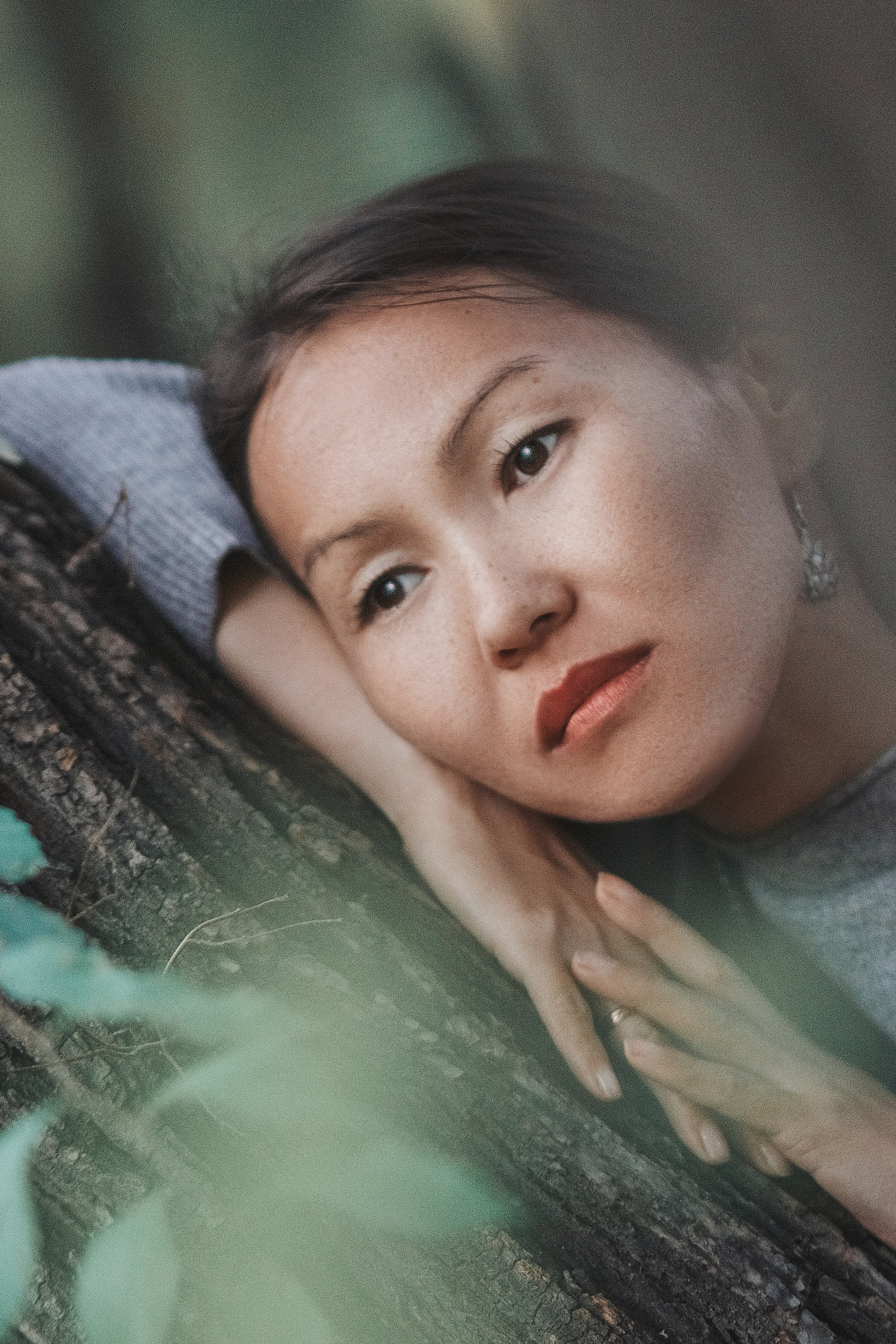 На природе