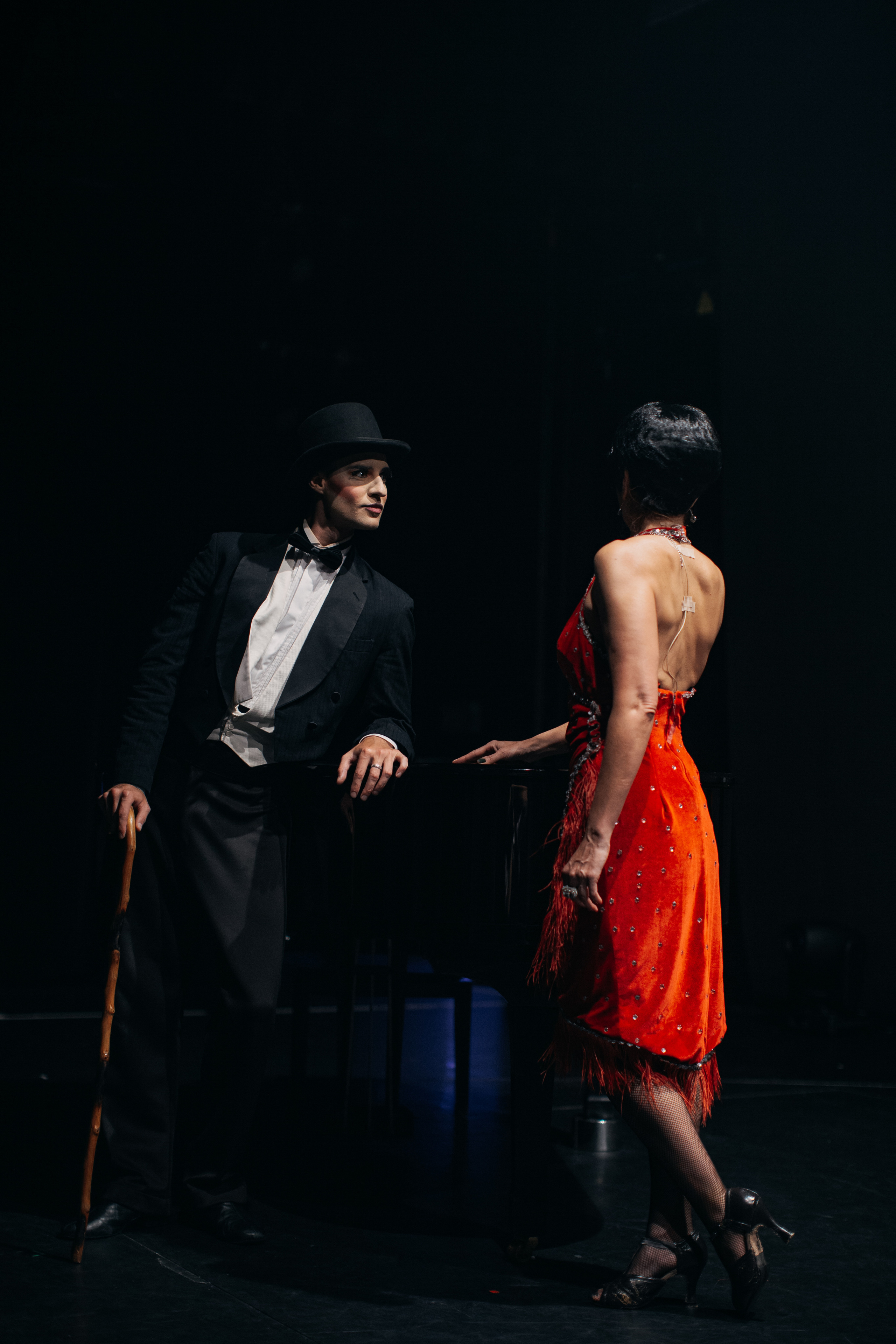 Welcome to Cabaret. backstage