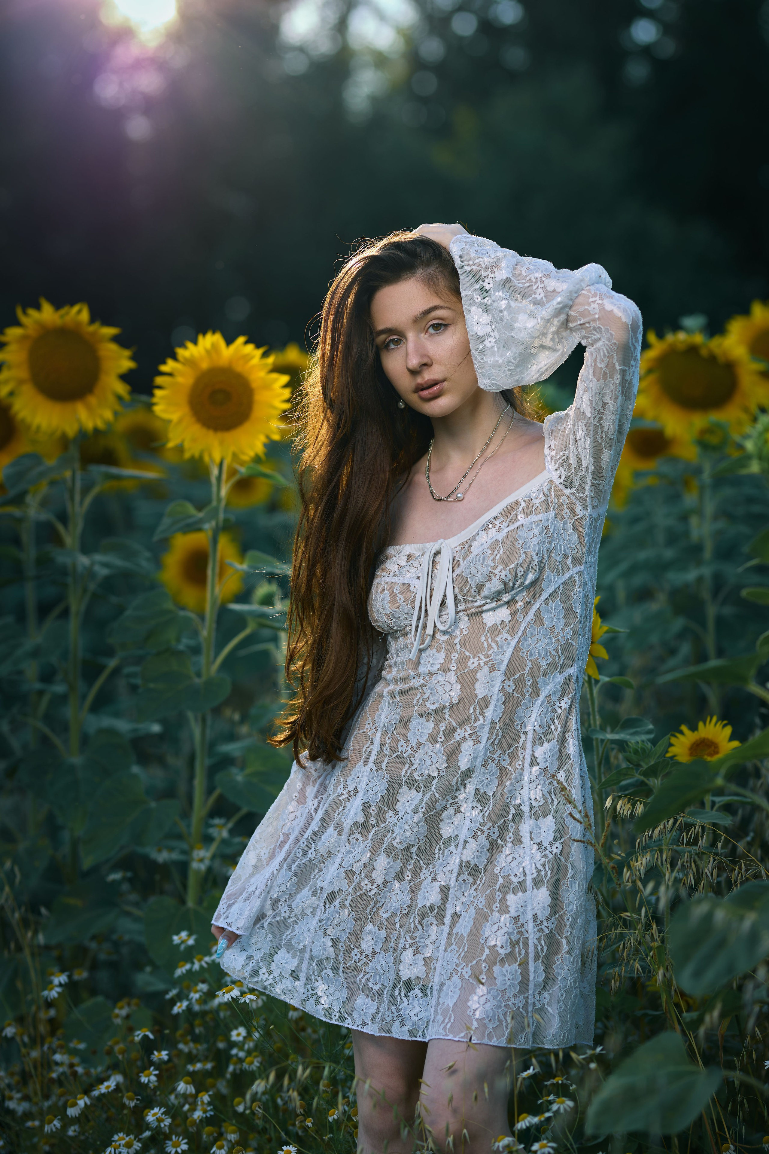 Фотосессия в подсолнухах 2