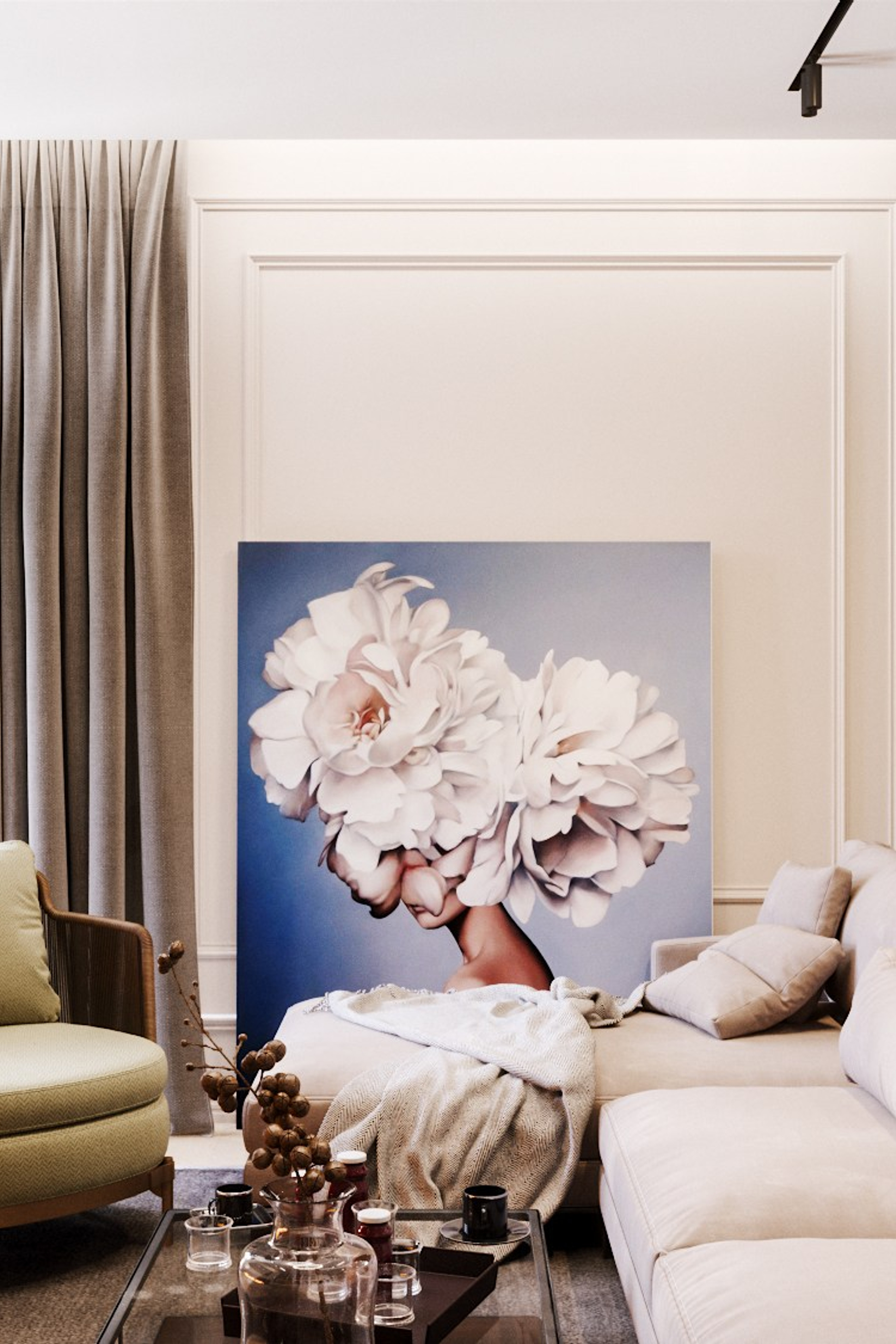 Дизайн проект ЖК «КутузовGRAD» (Москва) 80 кв. м.