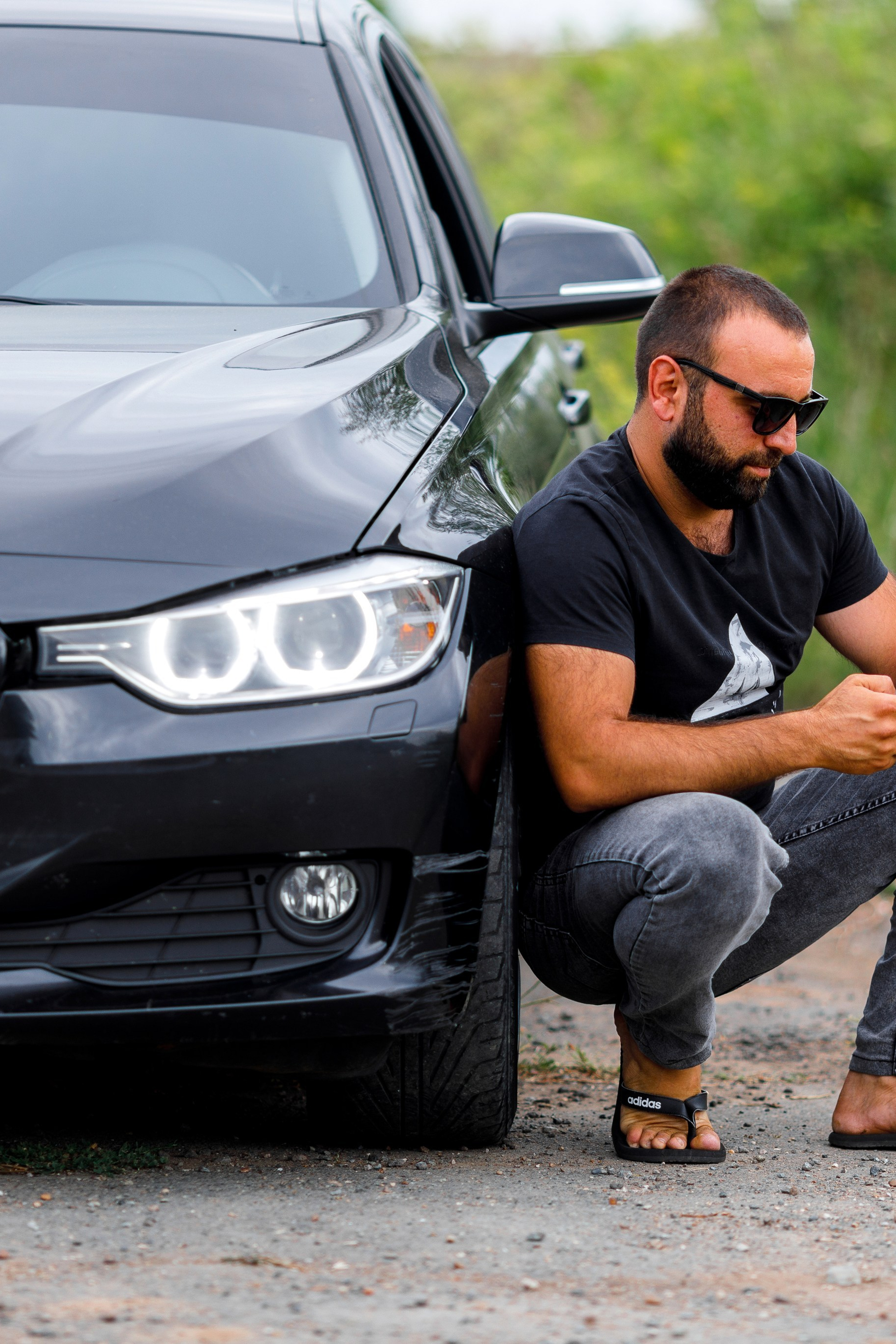 Фотосессия с автомобилем