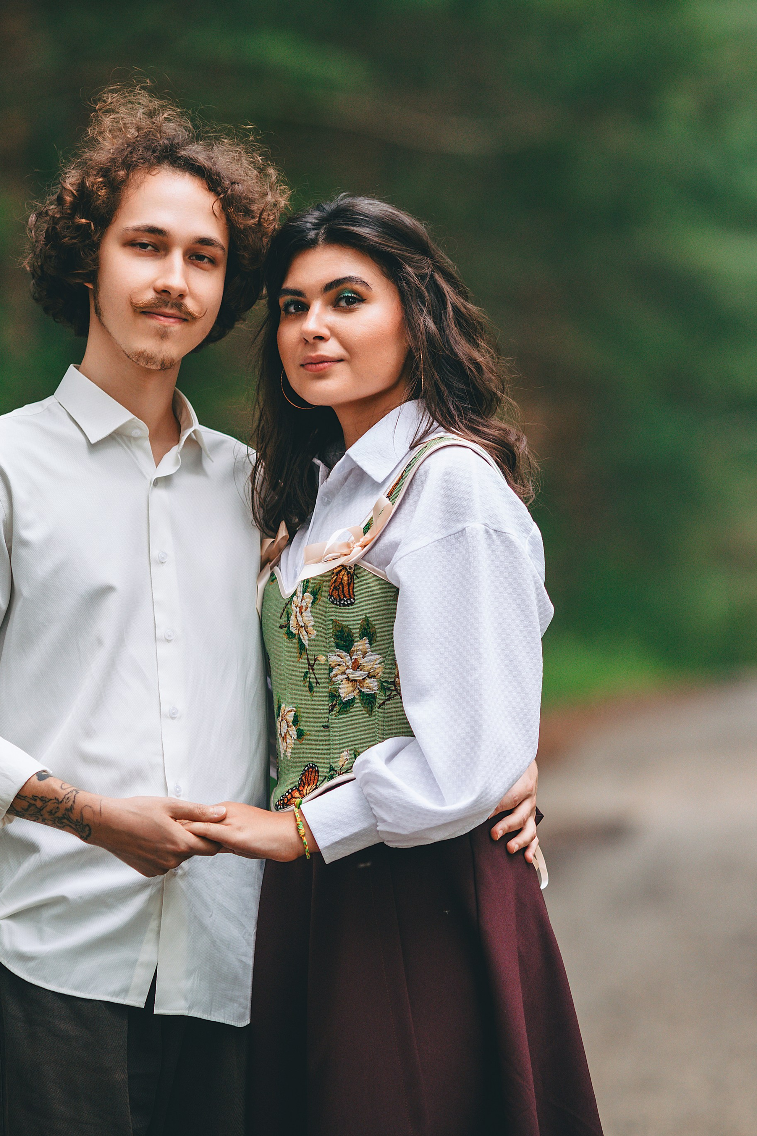 Интересный образ красивой пары