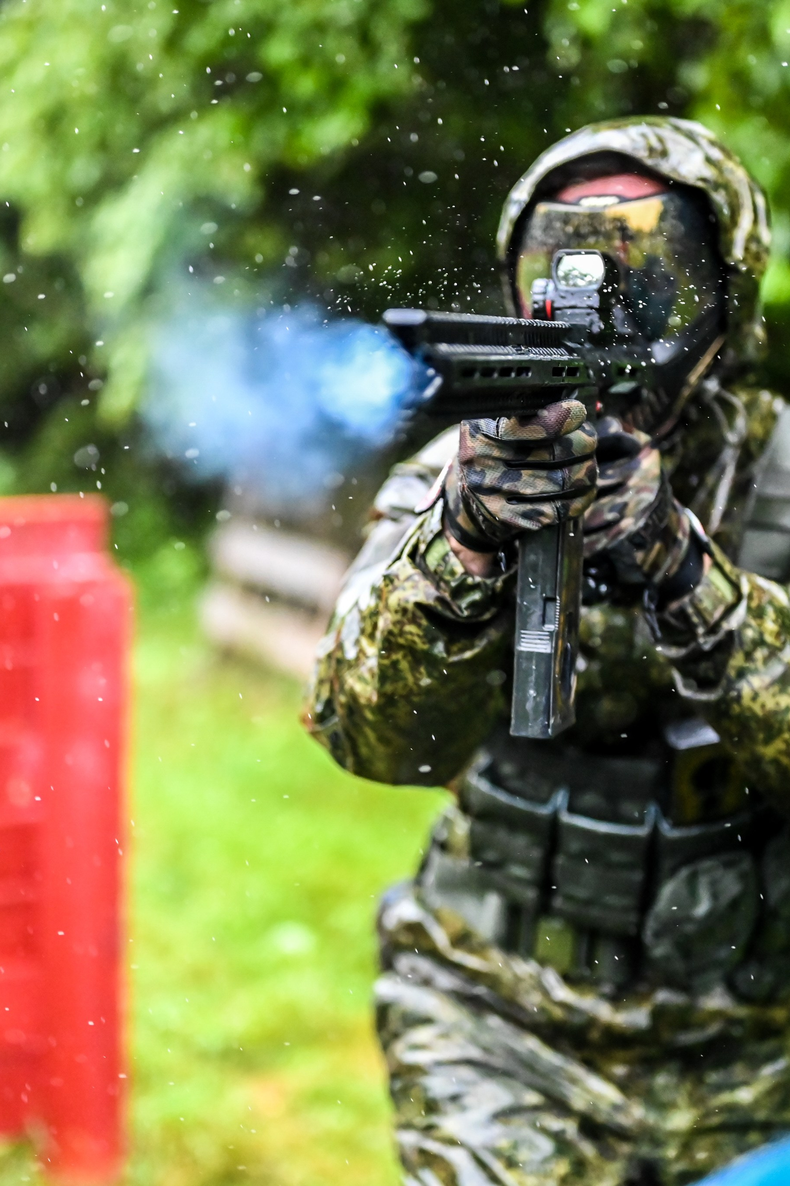 Пейнтбол в Дождь