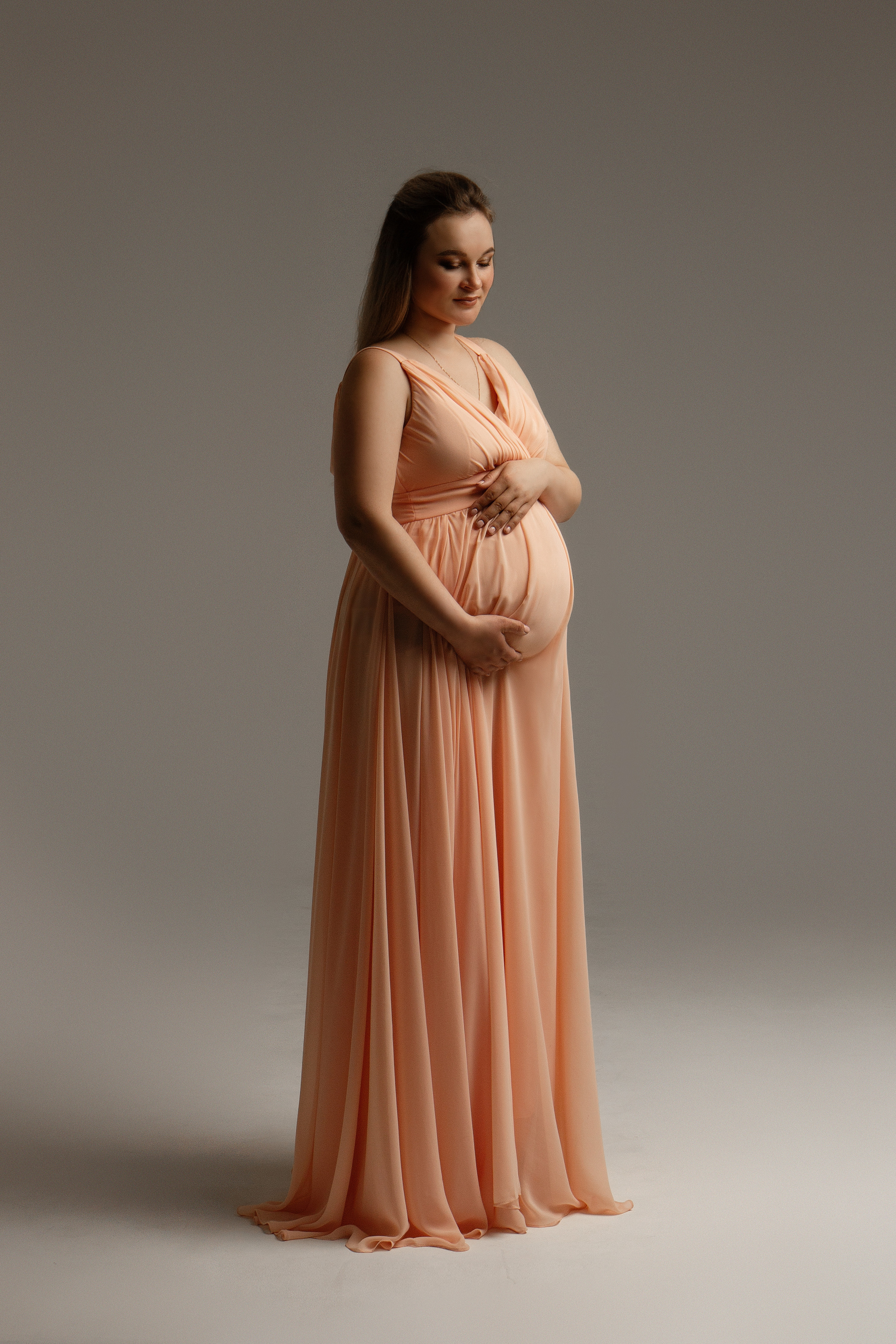 Платье Персик 42-44