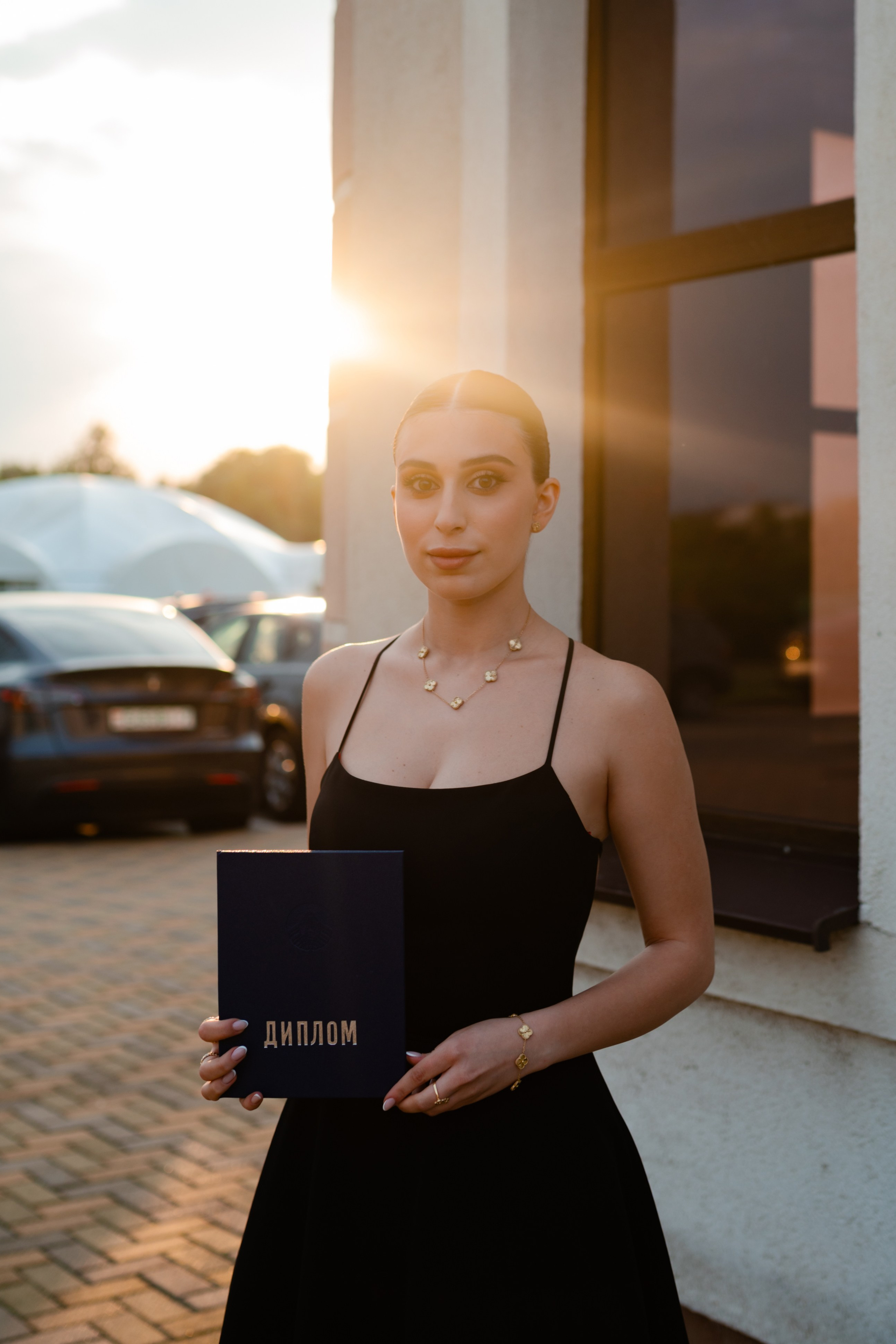 Вручение диплома в БГМУ